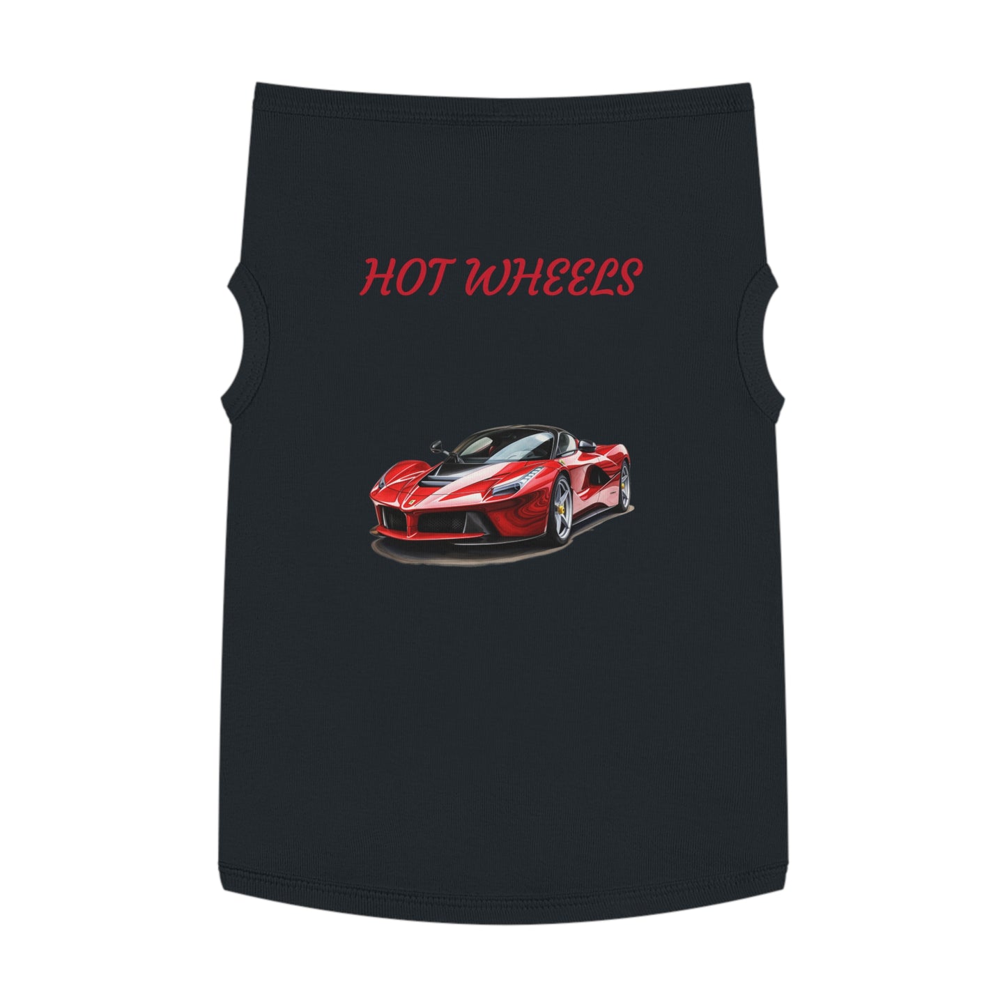 Princess Grace Cool Hot Wheels Pet Tank Top for Car Lovers Stylish Dog Apparel