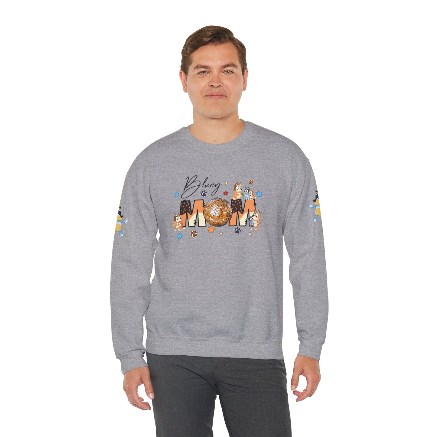 Princess Grace Bluey Mom Crewneck Sweatshirt Cozy Gift for Moms