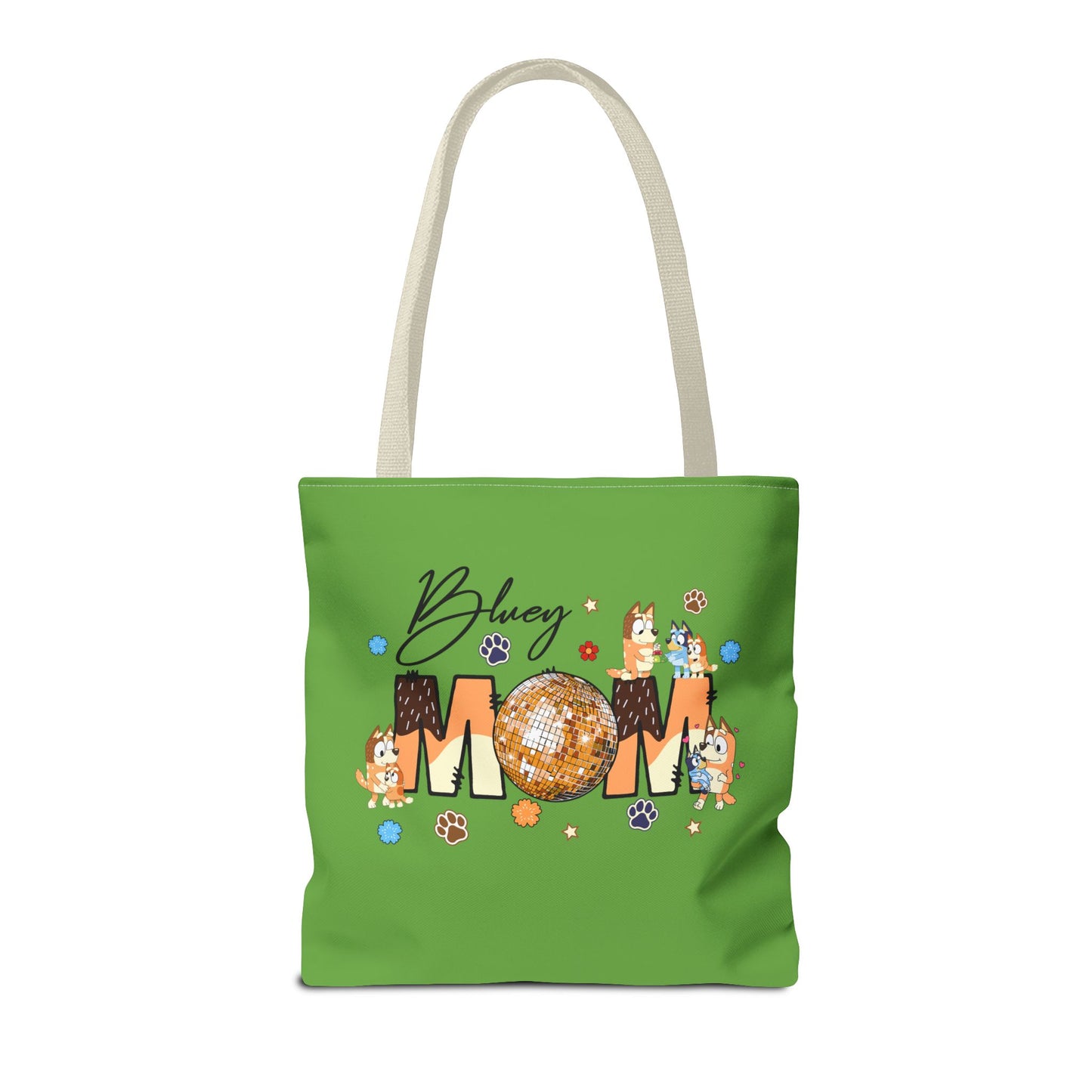 Princess Grace Bluey Mom Tote Bag Fun and Stylish for Dog Lovers