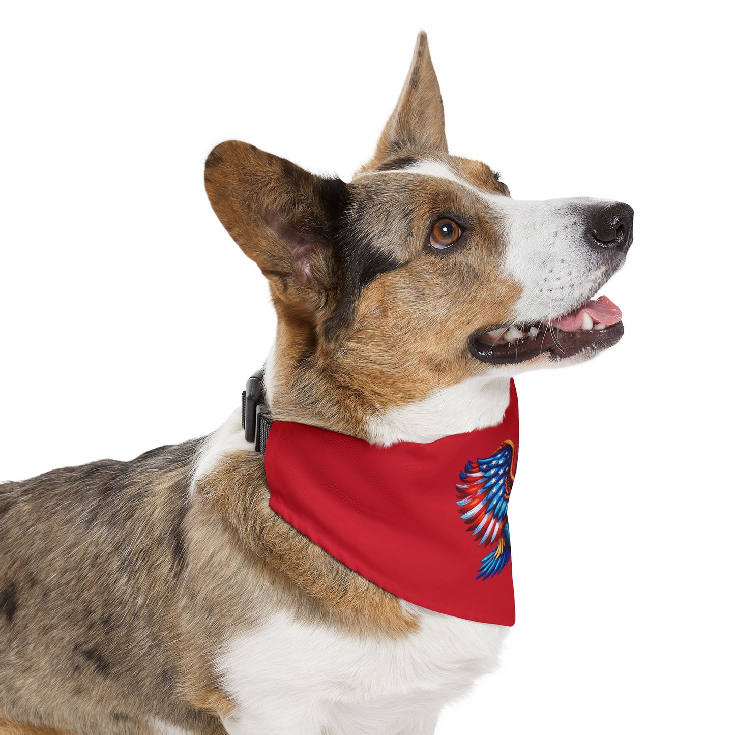 Princess Grace Patriotic Eagle Pet Bandana Collar Independence Day Dog Accessory