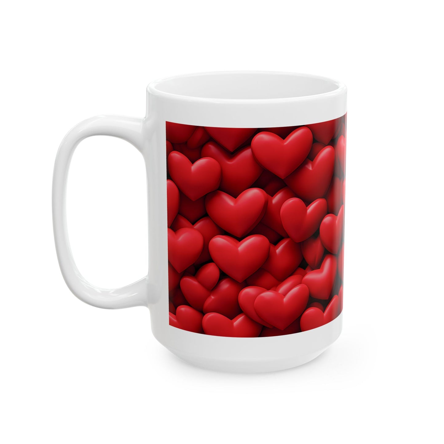 Princess Grace Heartfelt Love Ceramic Mug Perfect for Valentine's Day & Romantic Gifts