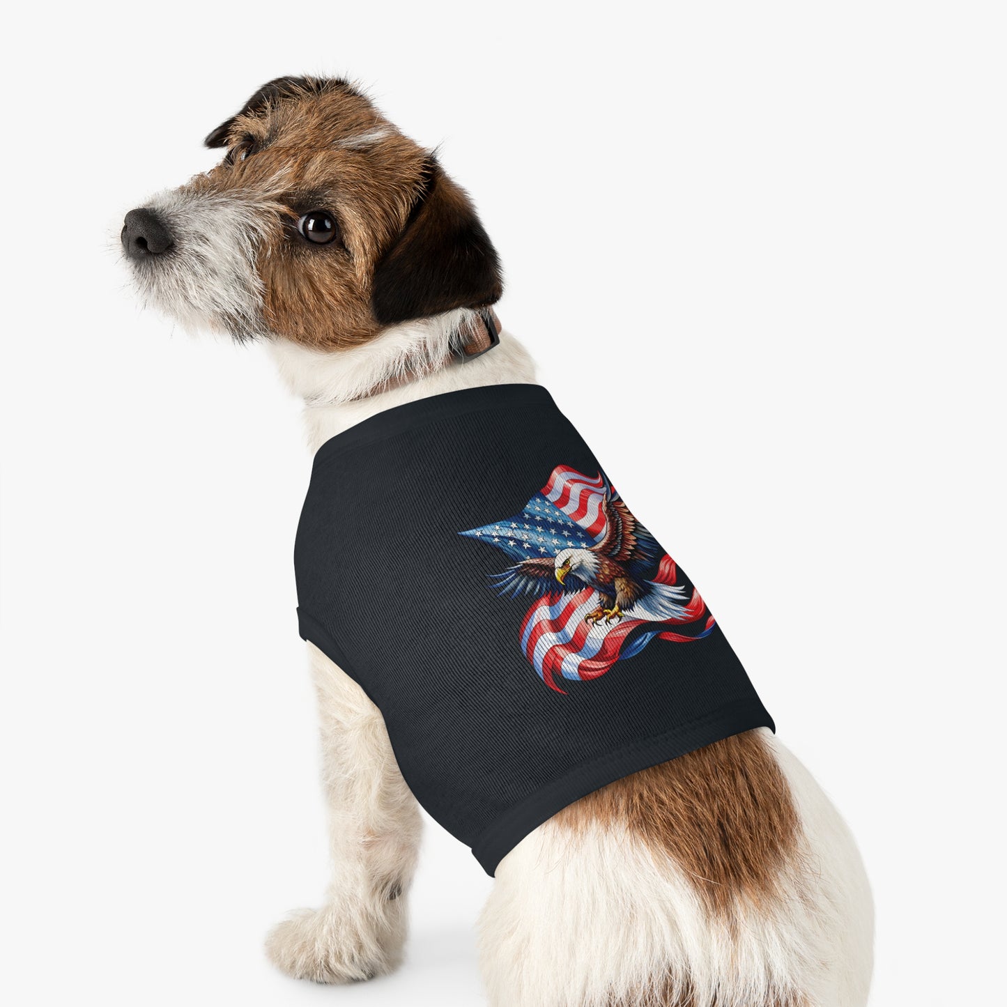 Princess Grace Patriotic Eagle Pet Tank Top for Celebrations