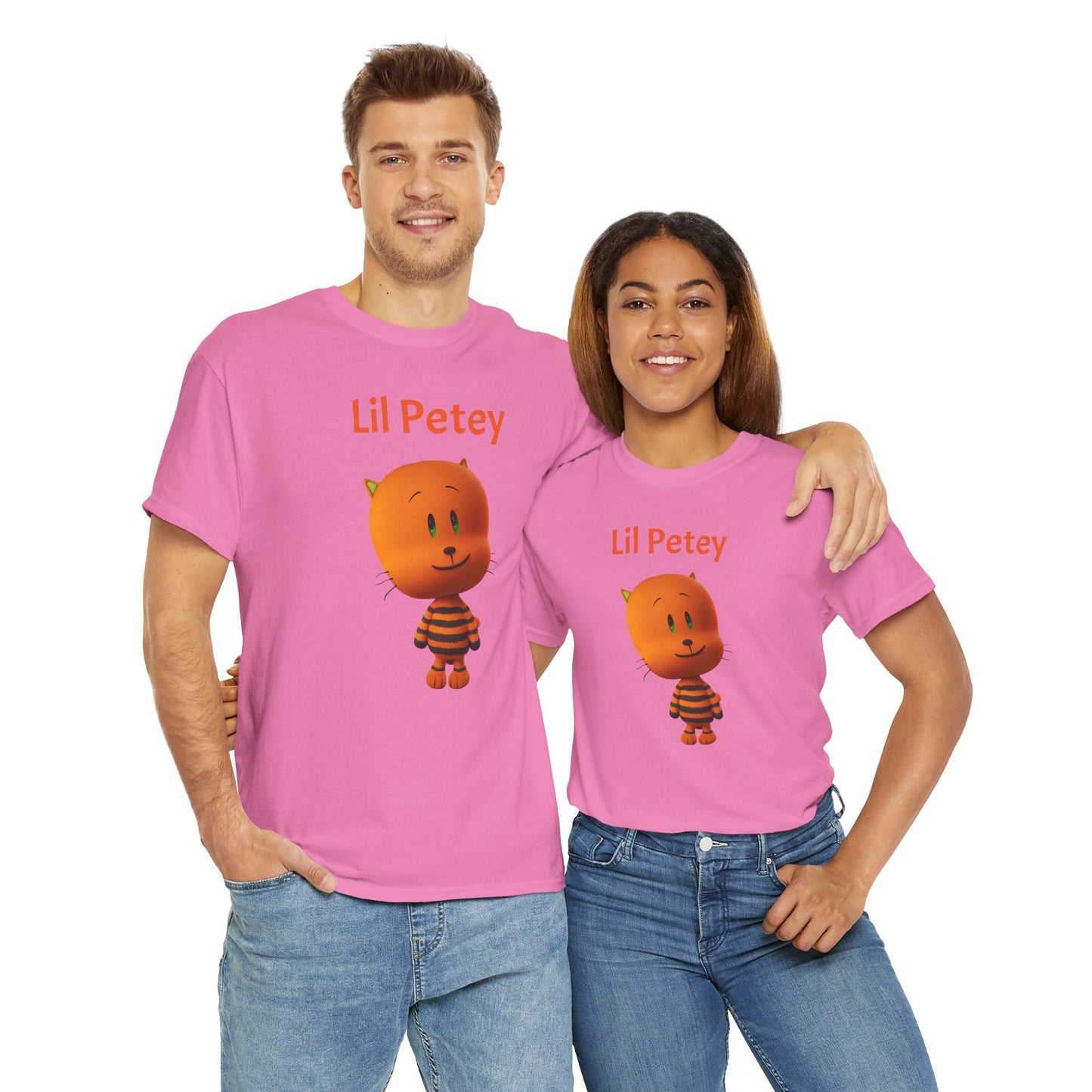 Princess Grace Lil Petey Unisex Heavy Cotton Tee Fun & Playful Cartoon T-Shirt for Kids and Adults