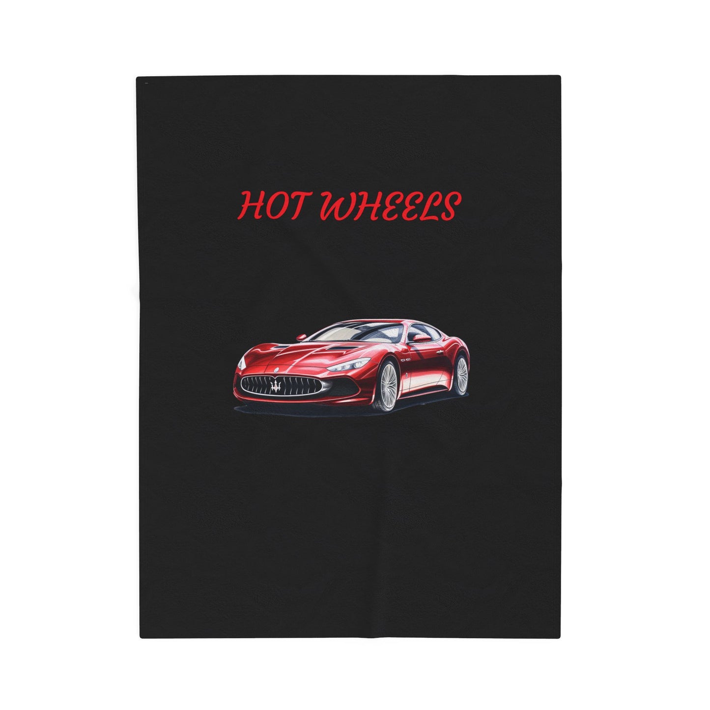Princess Grace Hot Wheels Velveteen Plush Blanket Cozy Car themed Throw for Auto Enthusiasts