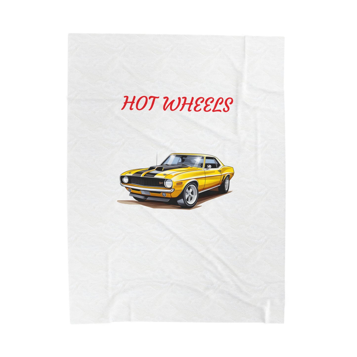 Princess Grace Vintage Hot Wheels Plush Blanket for Car Lovers
