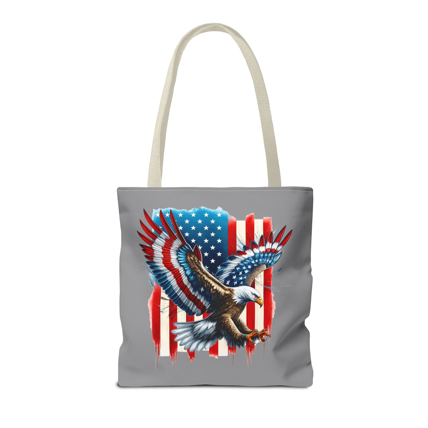 Princess Grace Patriotic Eagle Tote Bag American Flag Design