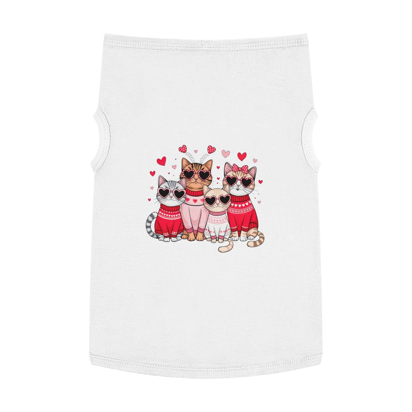 Princess Grace CUTE Adorable Cat Lovers Pet Tank Top Cute Heart Design for Stylish Pets