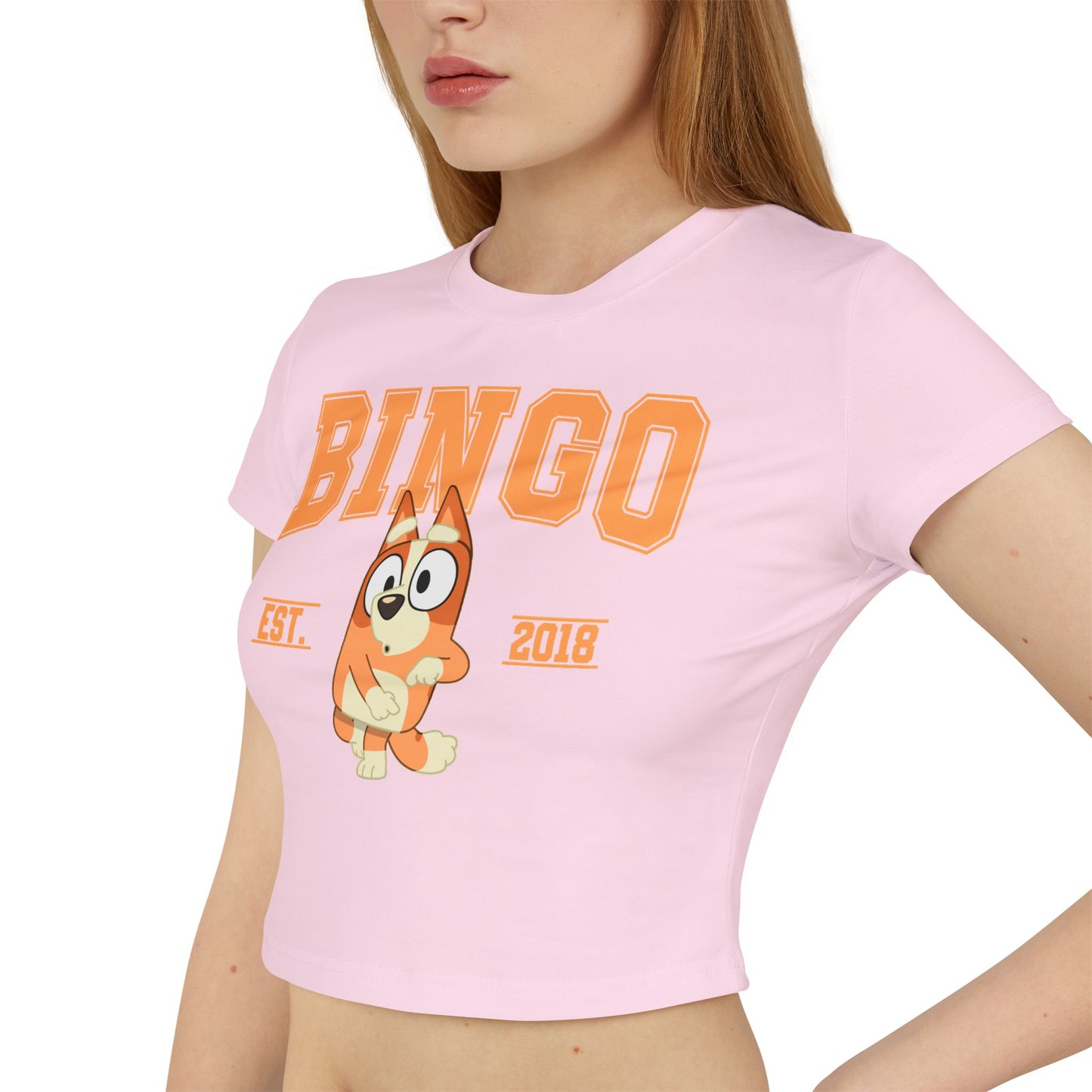 Princess Grace Bluey Cute Bingo & Bluey Graphic Baby Tee
