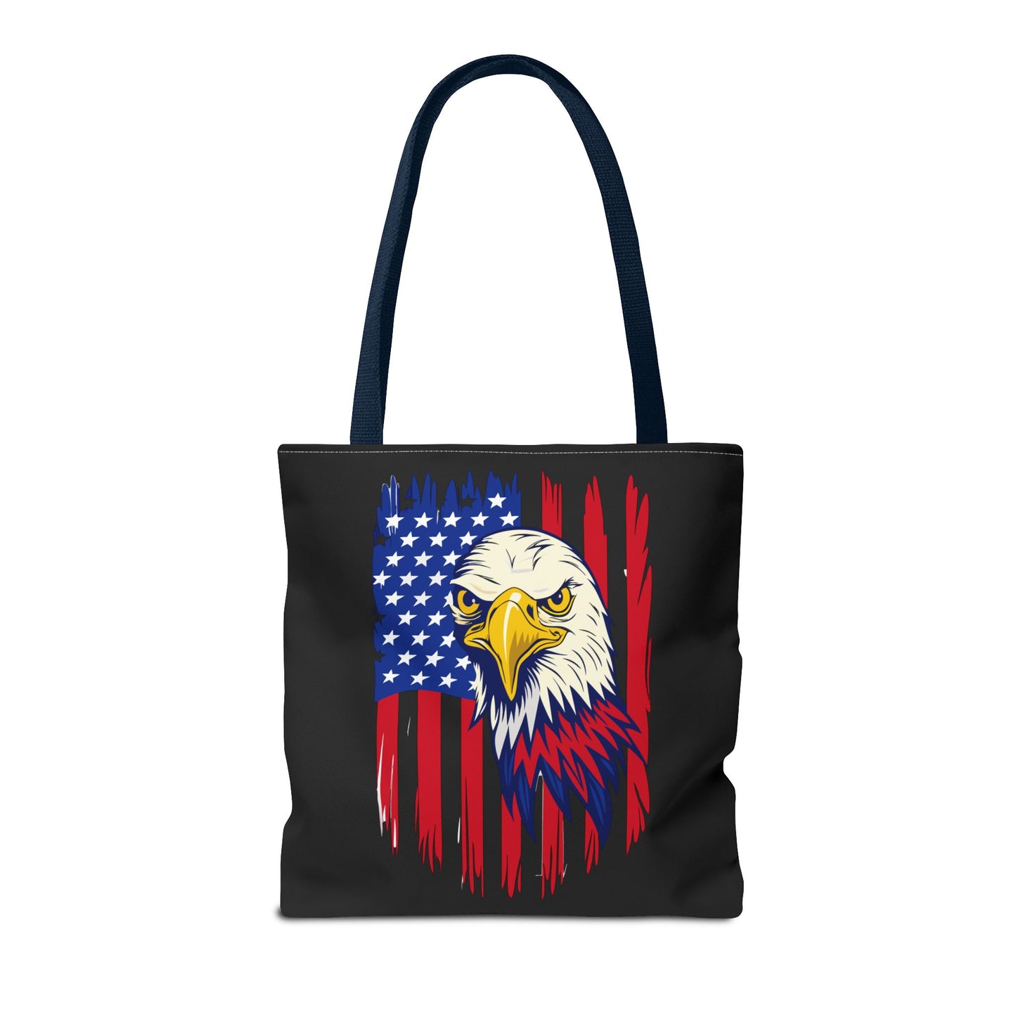 Princess Grace Patriotic Eagle Tote Bag USA Flag Design for Independence Day and Everyday Use