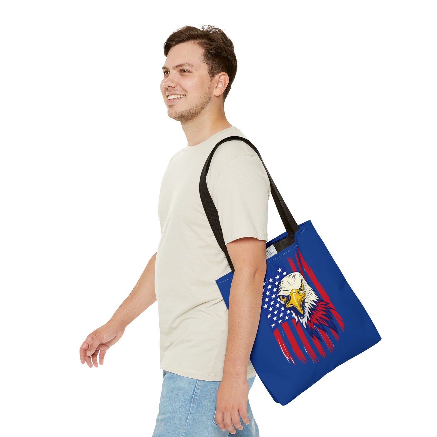 Princess Grace Patriotic Eagle Tote Bag Bold American Spirit