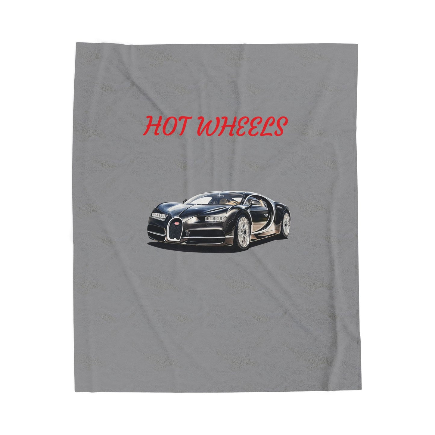 Princess Grace Hot Wheels Velveteen Plush Blanket Cozy Car Themed Throw for Kids and Car Enthusiasts