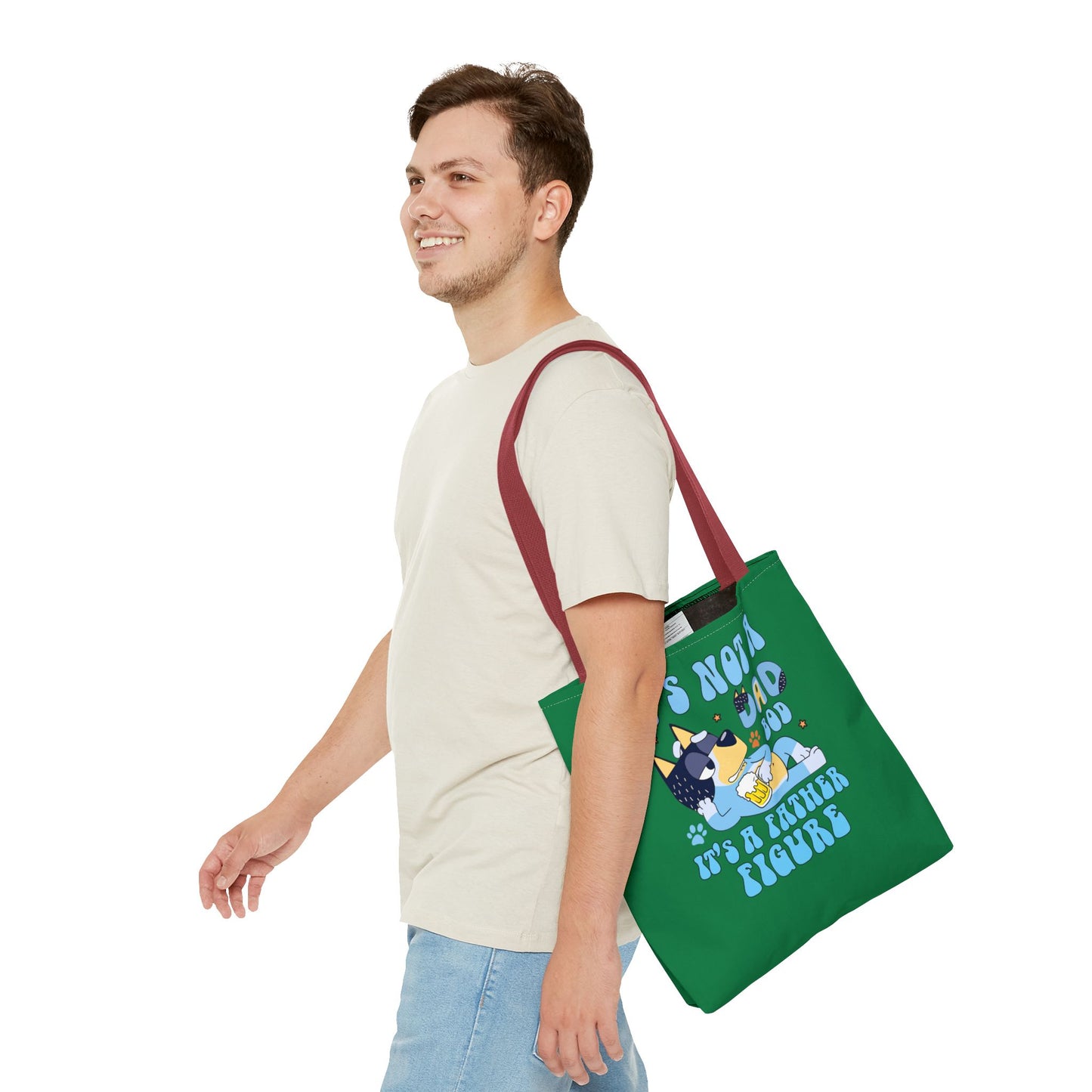 Princess Grace Funny Dad Tote Bag "It's Not a Dad Bod, It's a Father Figure"
