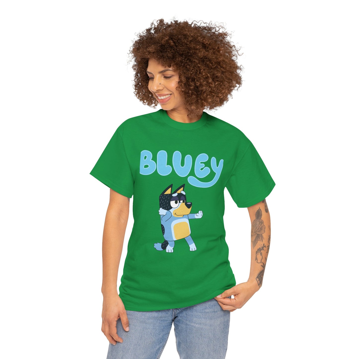 Princess Grace Bluey Unisex Heavy Cotton Tee Fun & Playful Kids Shirt