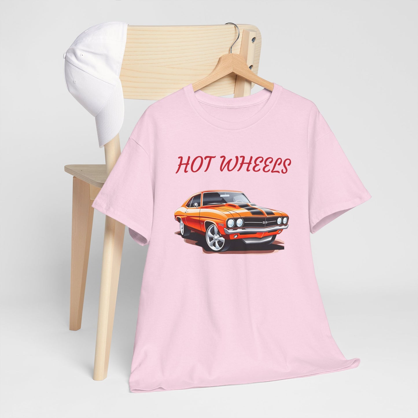 Princess Grace Retro Hot Wheels Unisex Heavy Cotton Tee Classic Car Graphic T-Shirt