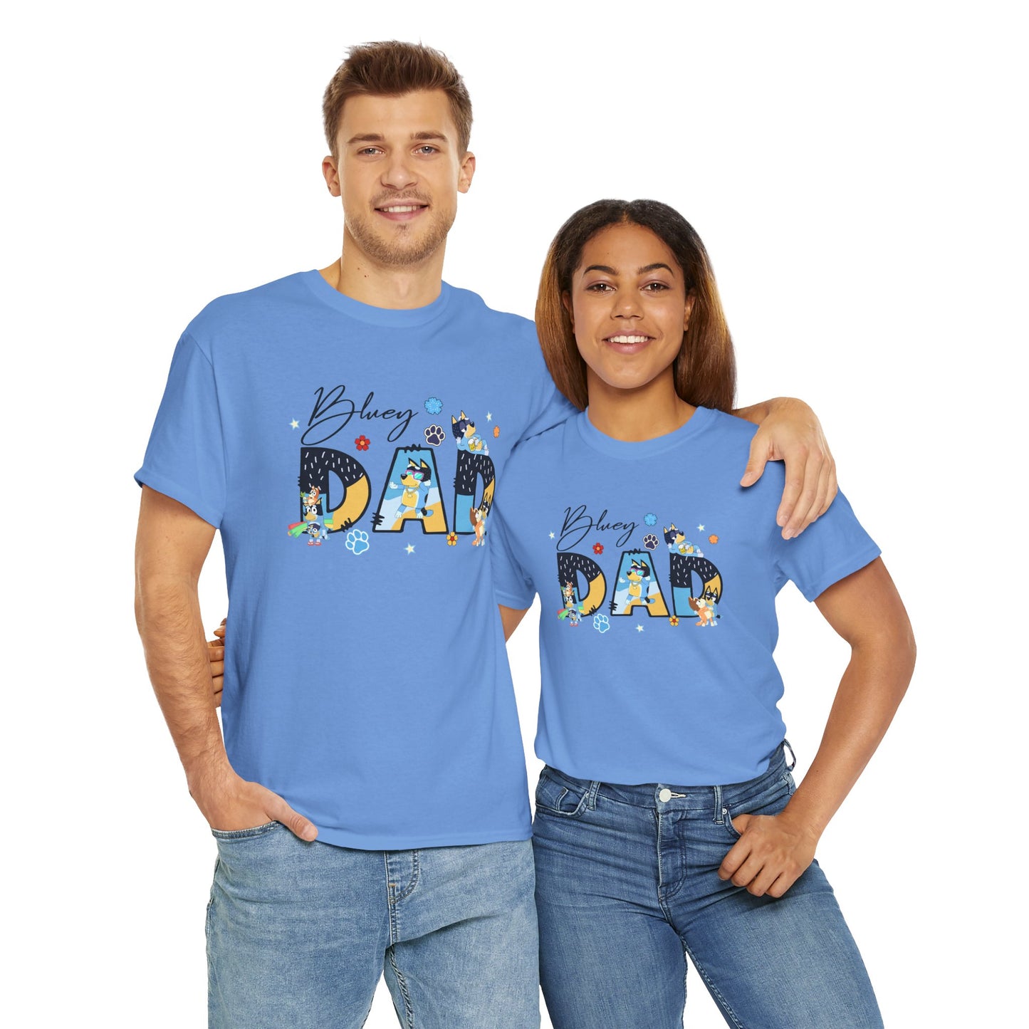 Princess Grace Fun 'Blessed Dad' Unisex Heavy Cotton Tee Perfect Gift for Father's Day