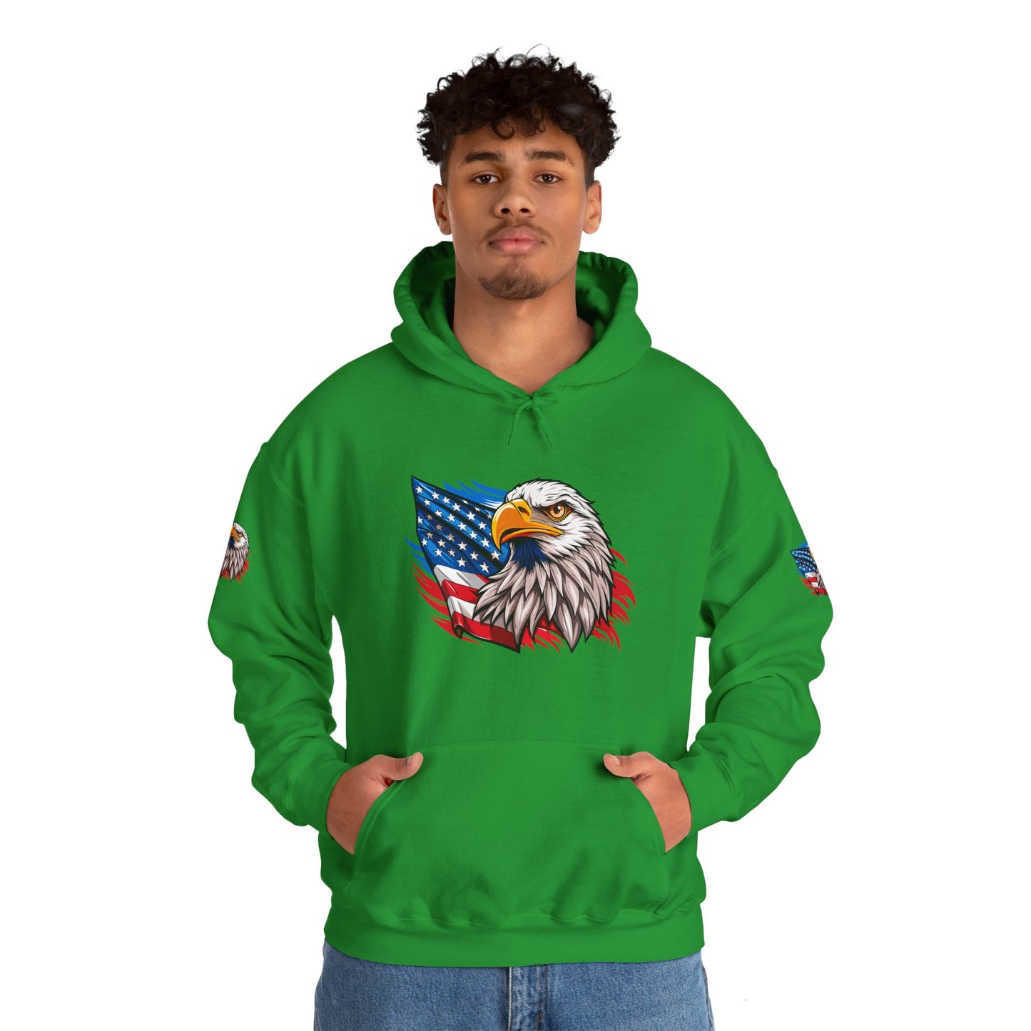Princess Grace Patriotic Eagle Unisex Heavy Blend Hoodie