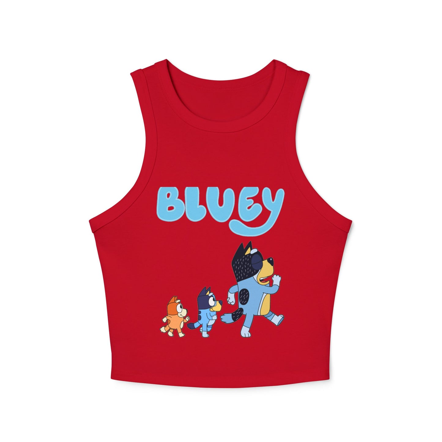 Princess Grace Bluey Kids Racer Tank Top Fun Cartoon Style for Playtime and Summer