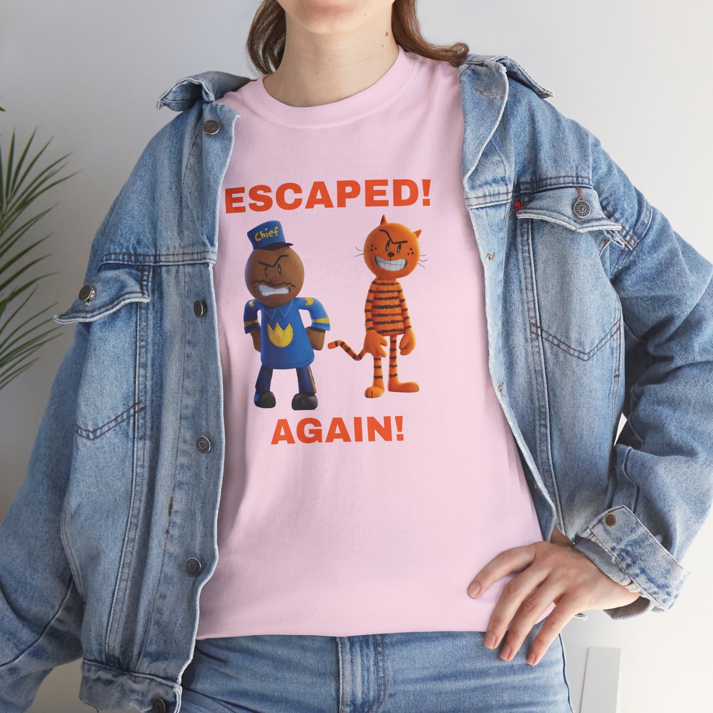 Princess Grace Humorous Escaped Again Unisex Heavy Cotton Tee