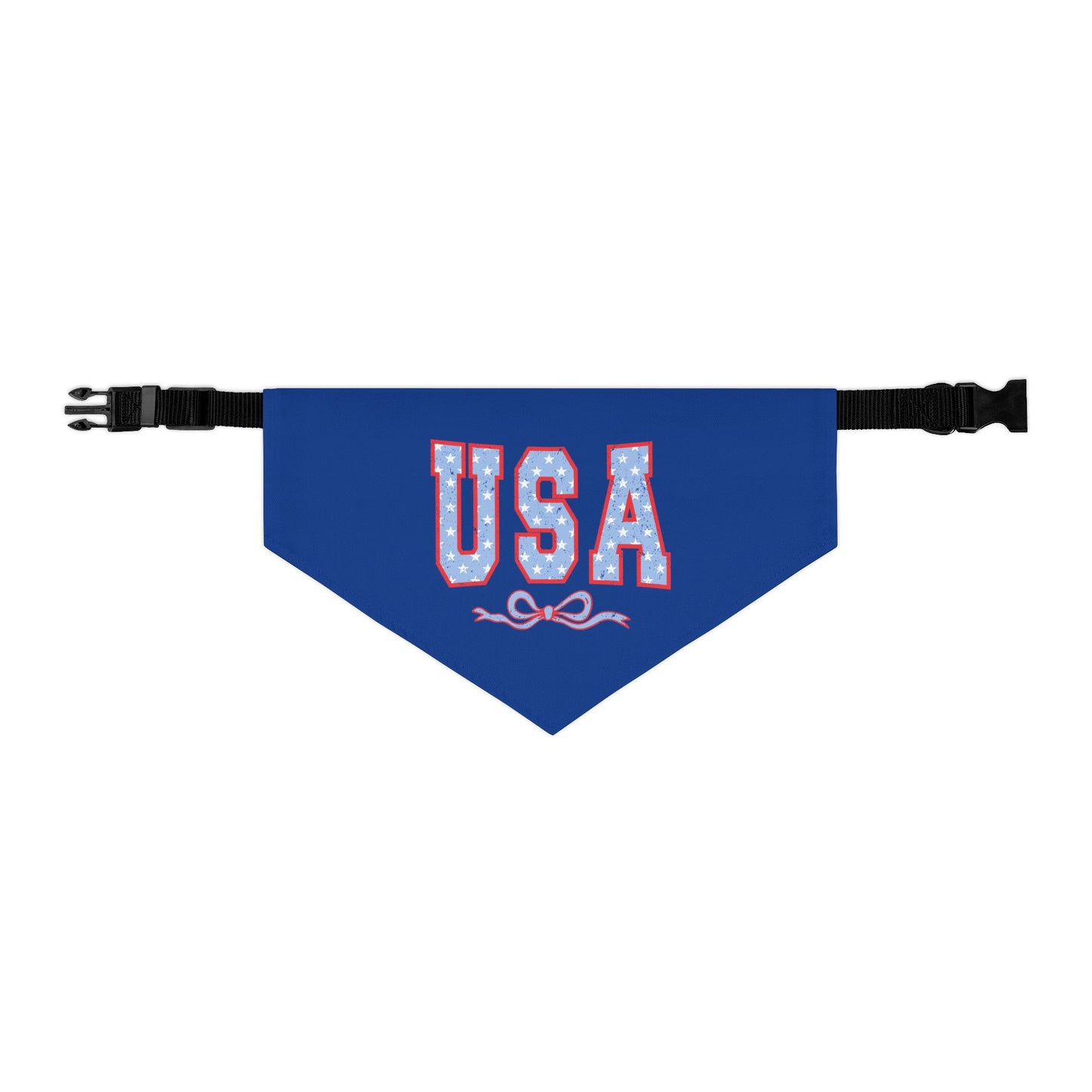 Princess Grace USA Patriotic Pet Bandana Collar for Dogs Perfect for Holidays and Celebrations