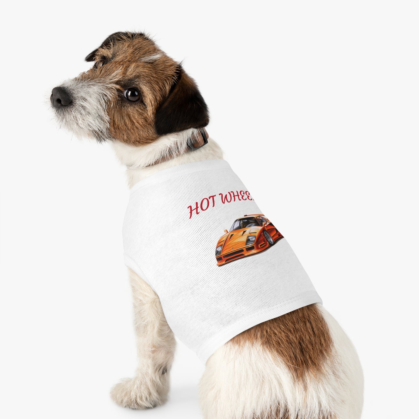 Princess Grace Hot Wheels Cool Car Pet Tank Top Design for Stylish Pets