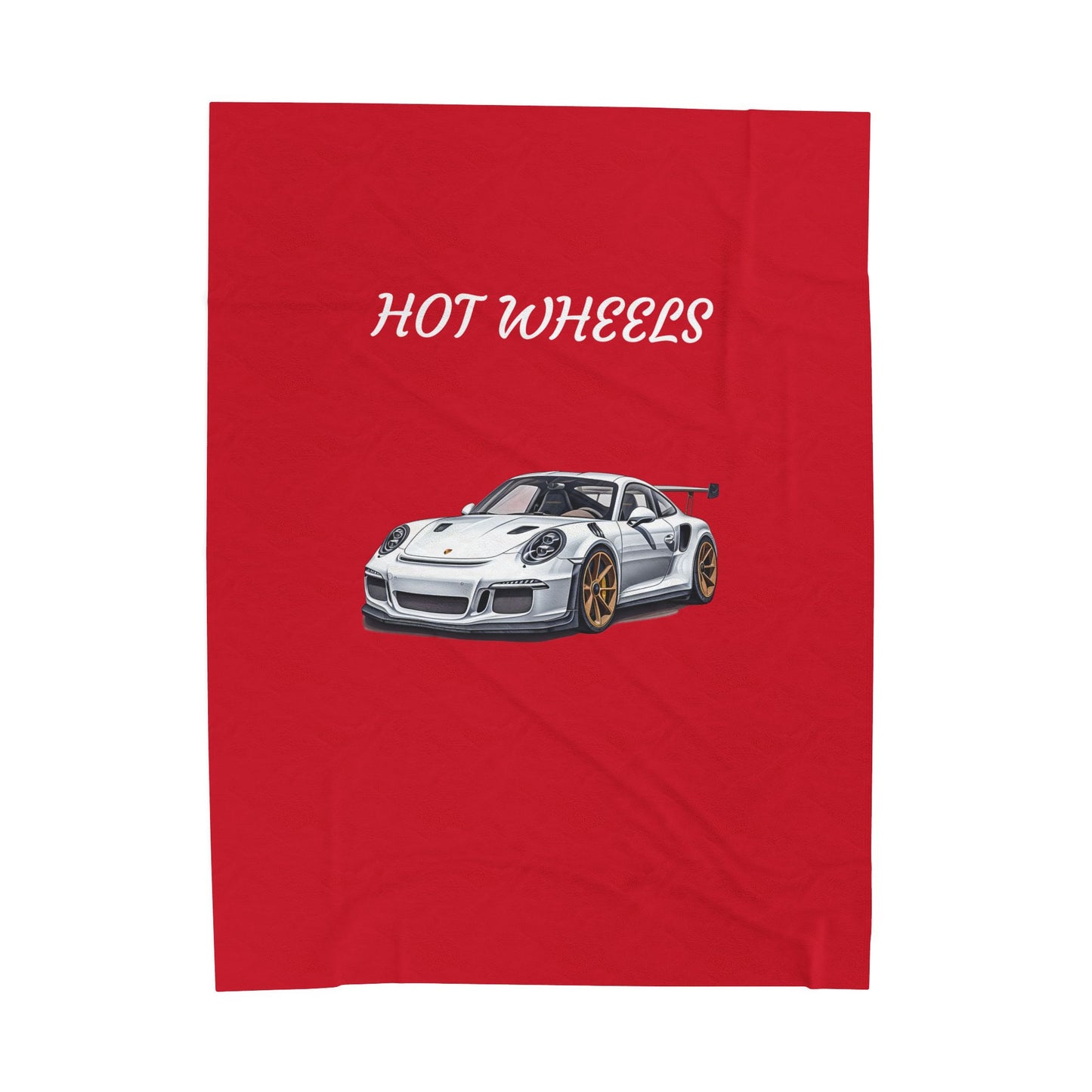 Princess Grace Hot Wheels Plush Blanket Cozy Automotive Throw for Car Enthusiasts