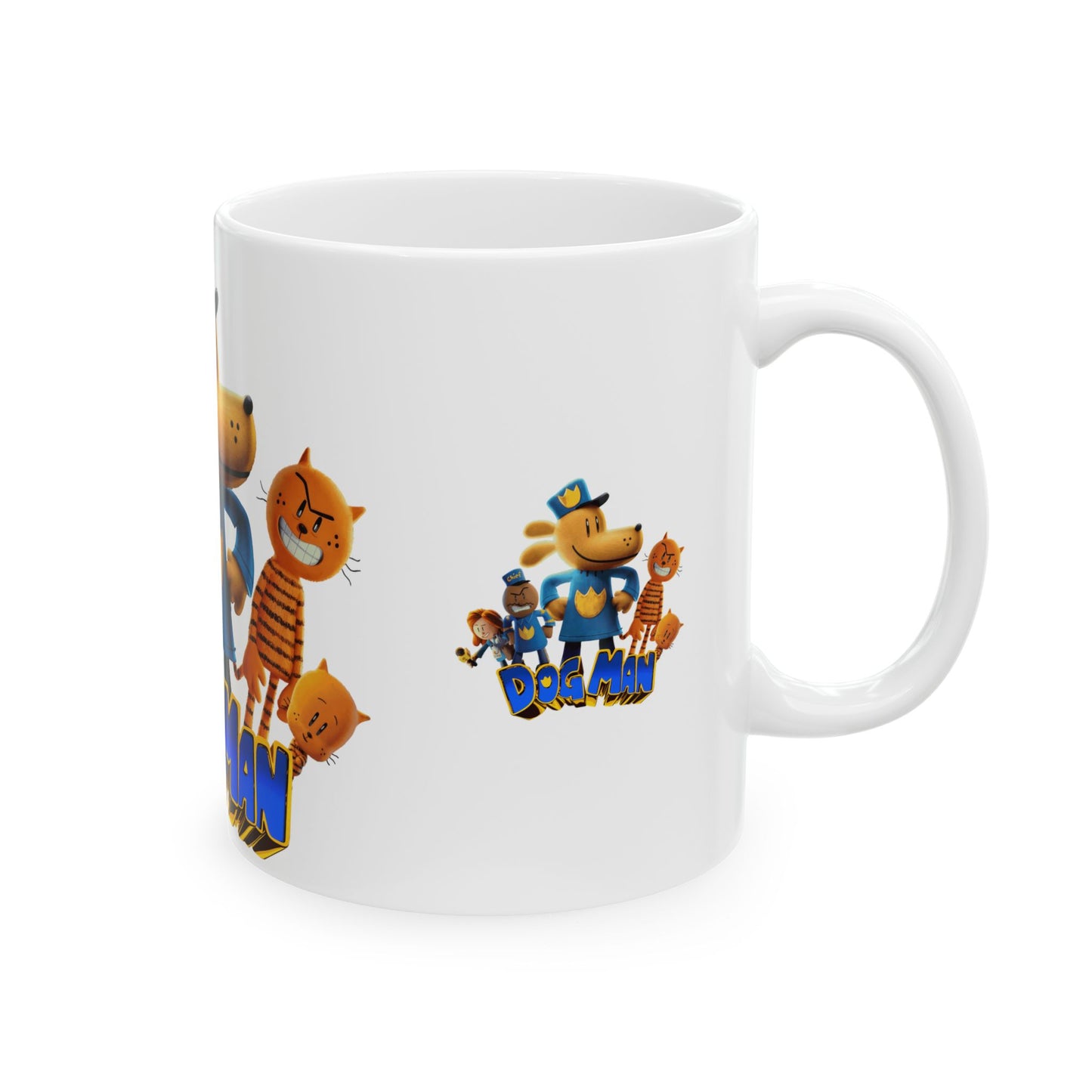 Princess Grace Dog Man Ceramic Mug Fun 11oz & 15oz Coffee Cup for Kids & Fans