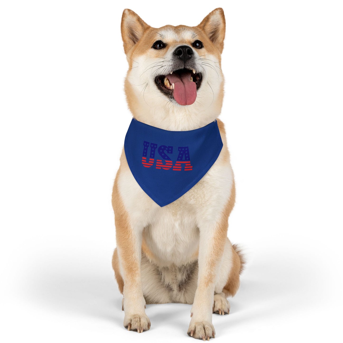 Princess Grace Patriotic Pet Bandana Collar USA Design for Dogs