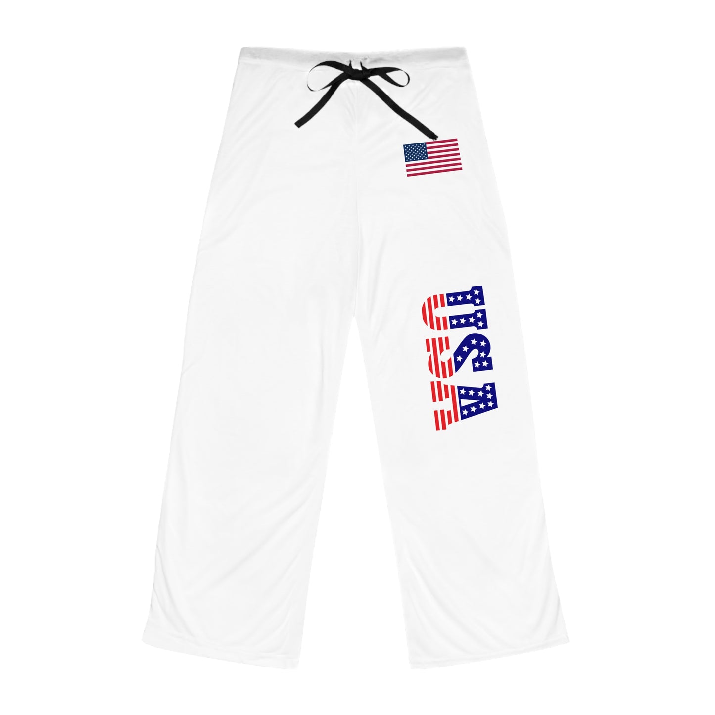 Princess Grace USA Flag Pajama Pants Comfortable Lounge Wear for Holidays