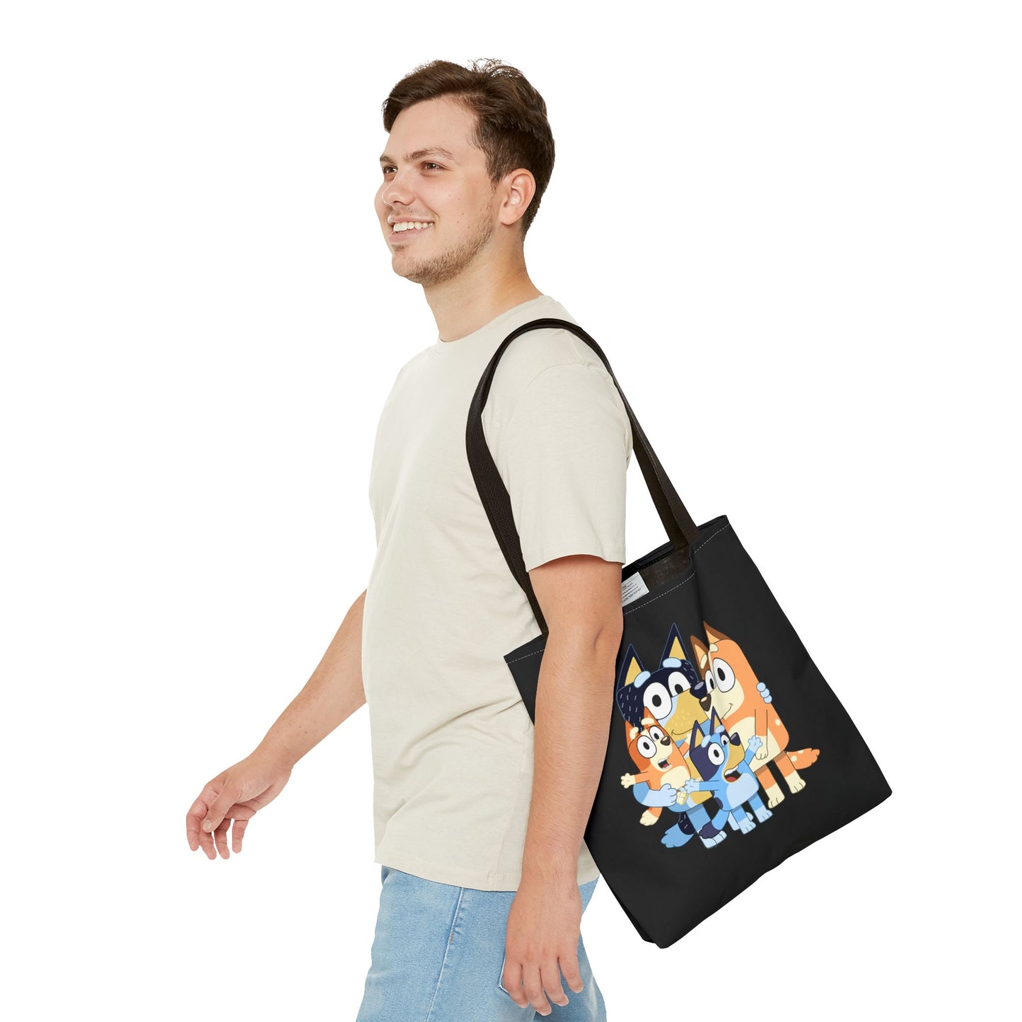 Princess Grace Playful Family Tote Bag Perfect for Kids and Fans of Bluey