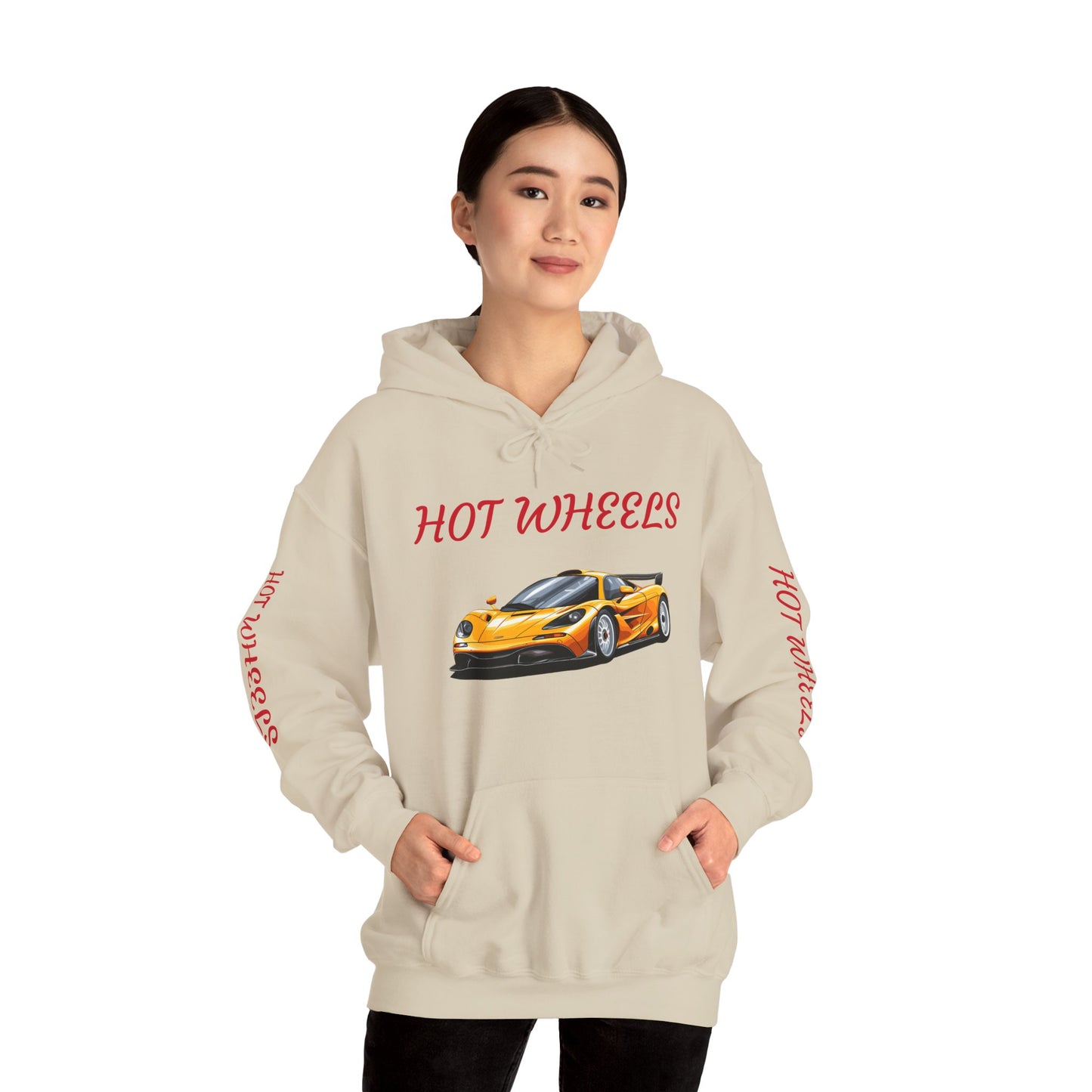 Princess Grace Hot Wheels Unisex Hooded Sweatshirt Stylish Gift for Car Lovers