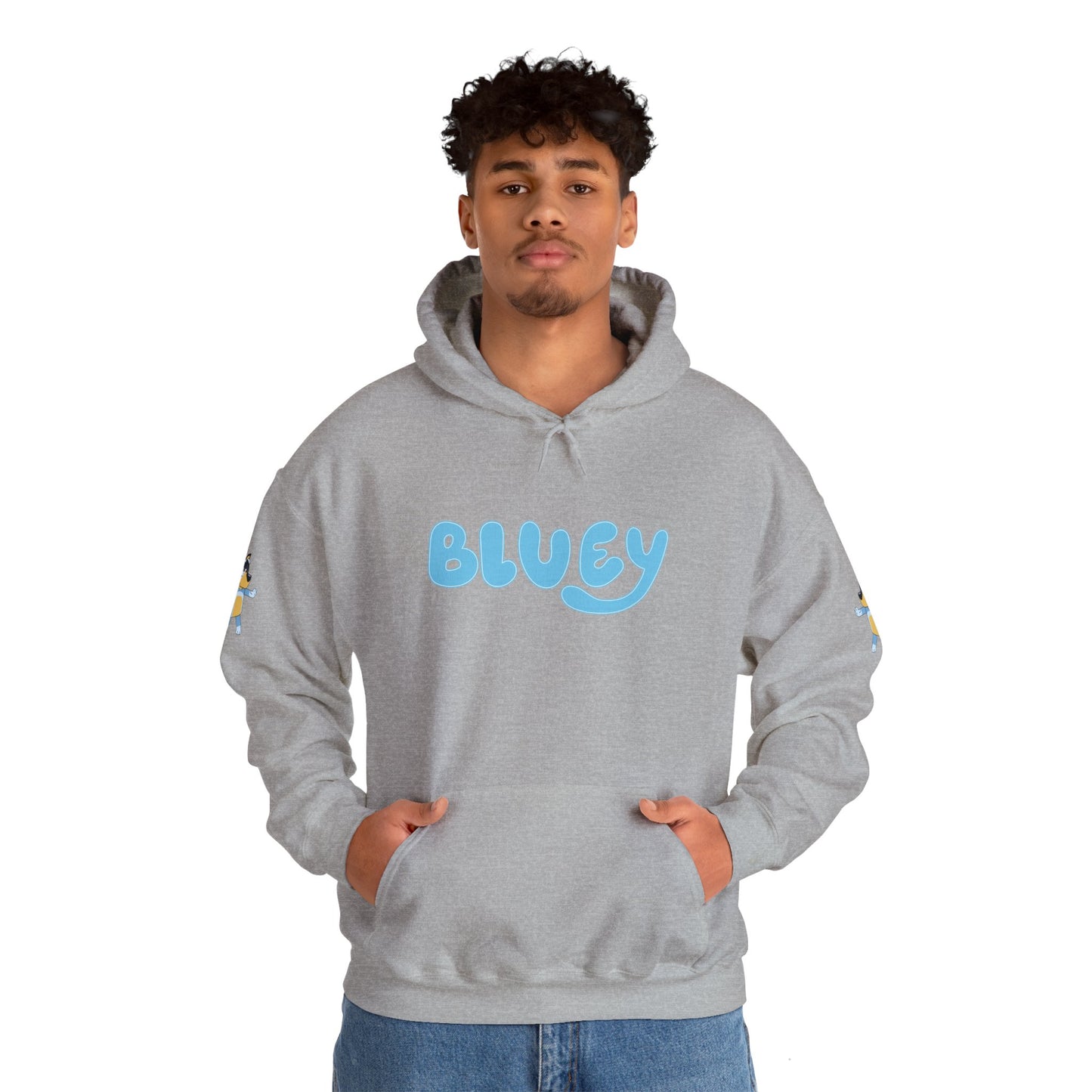 Princess Grace Bluey Unisex Hooded Sweatshirt Cozy Cartoon Style for Kids & Adults