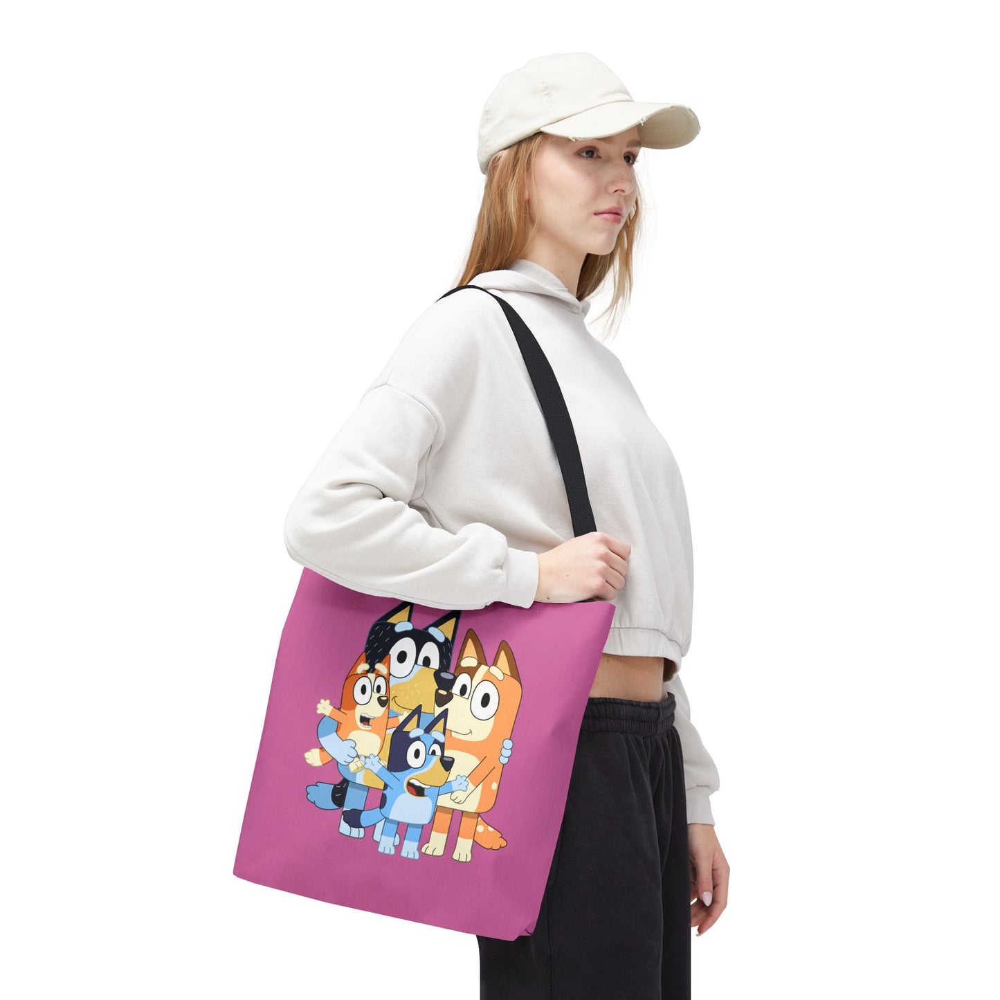 Princess Grace Cute Family Dog Tote Bag Perfect for Animal Lovers & Kids
