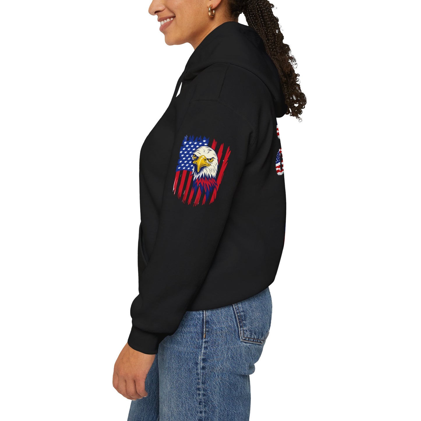 Princess Grace Patriotic Coast Guard Sweatshirt Unisex Heavy Blend Hoodie