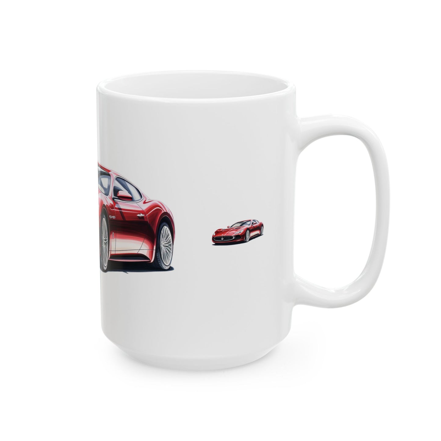 Princess Grace Luxury Sports Car Ceramic Mug Perfect for Car Enthusiasts, 11oz & 15oz Options