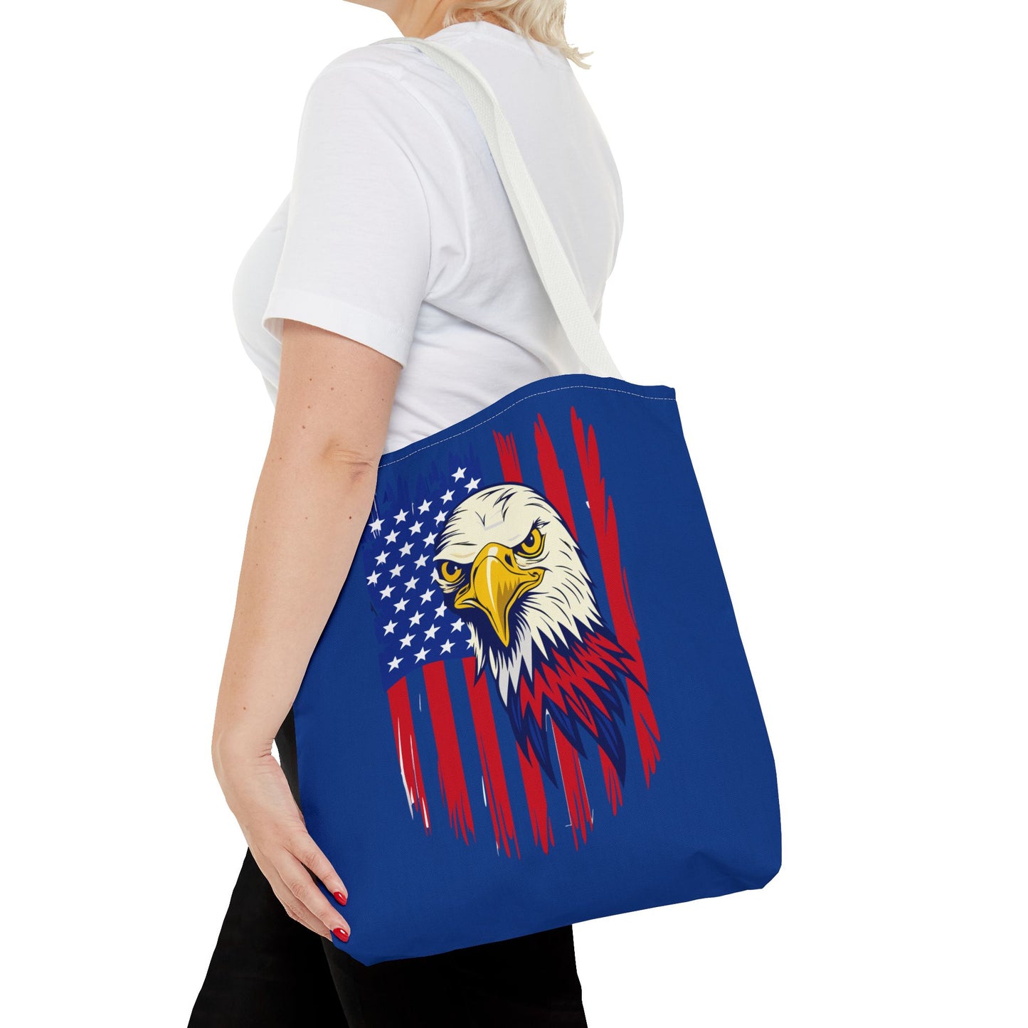 Princess Grace Patriotic Eagle Tote Bag Bold American Spirit