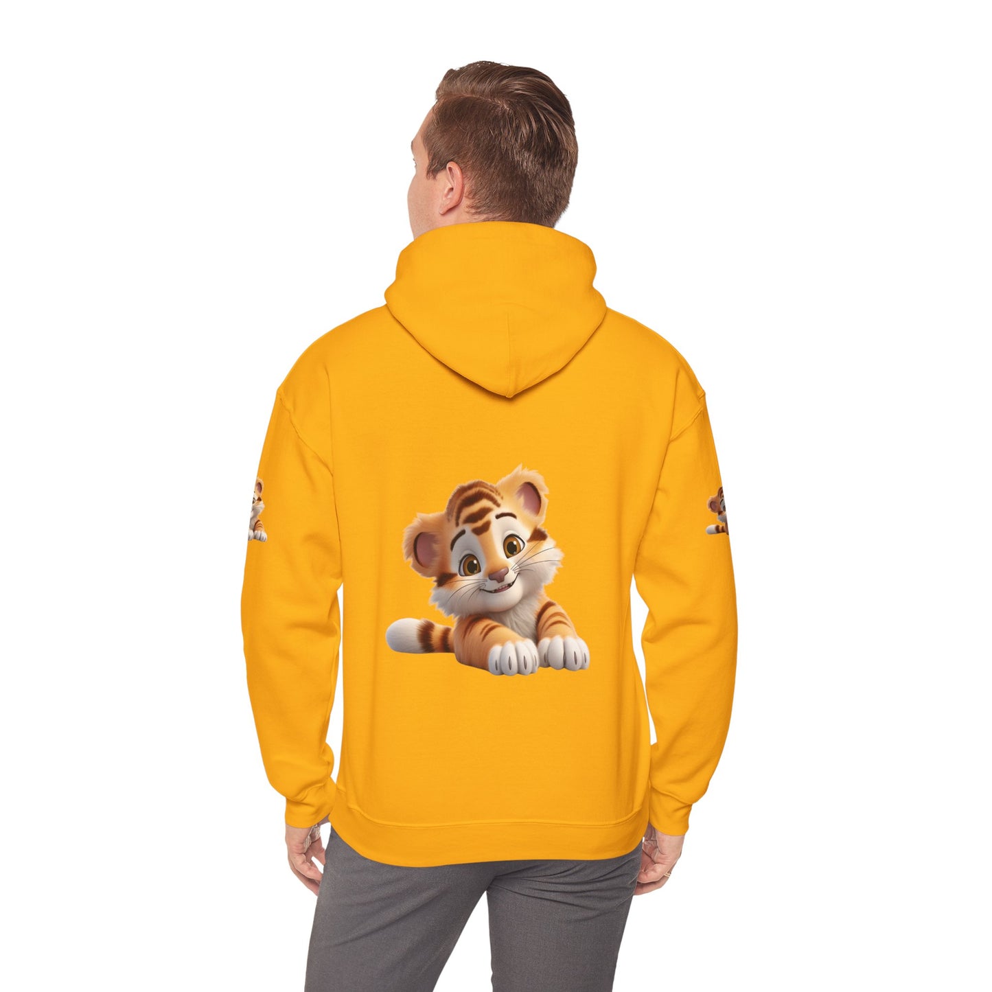 Princess Grace Cute Tiger Design Unisex Heavy Blend Hooded Sweatshirt