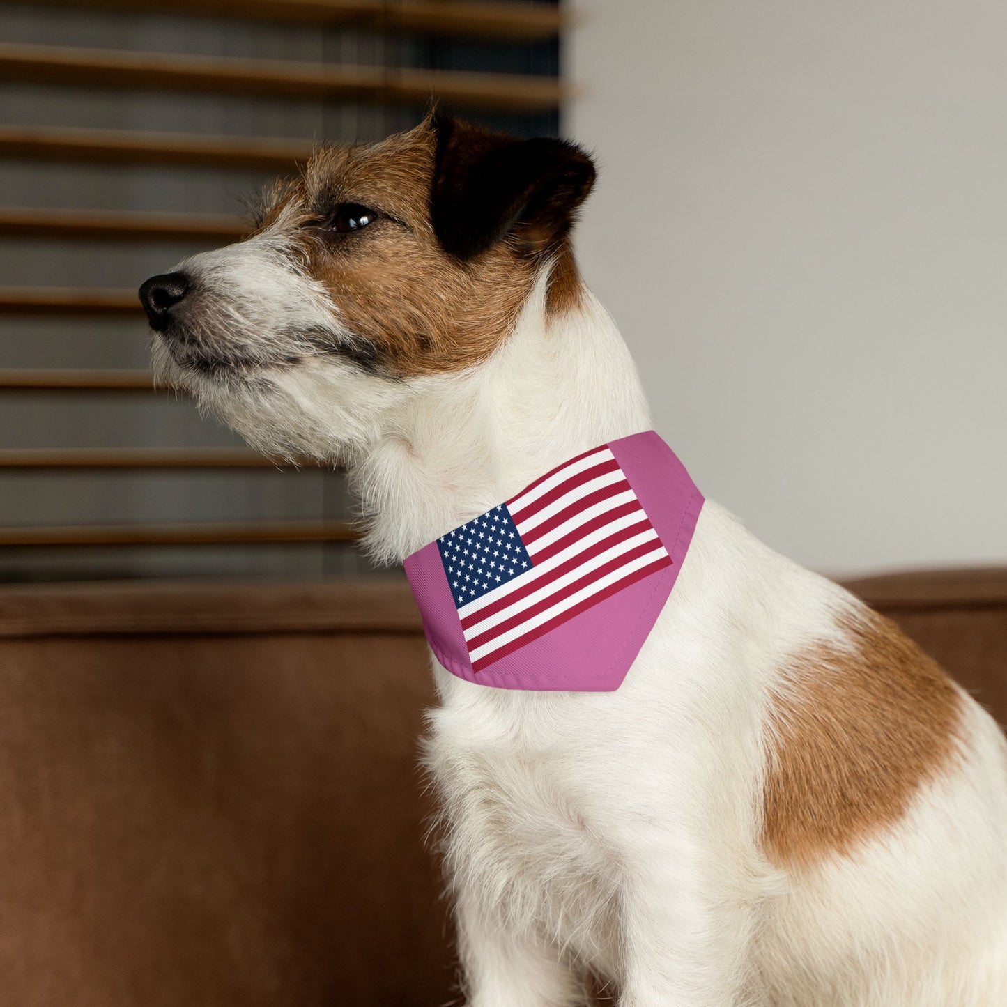 Princess Grace Patriotic Pet Bandana Collar USA Flag Design for Dogs