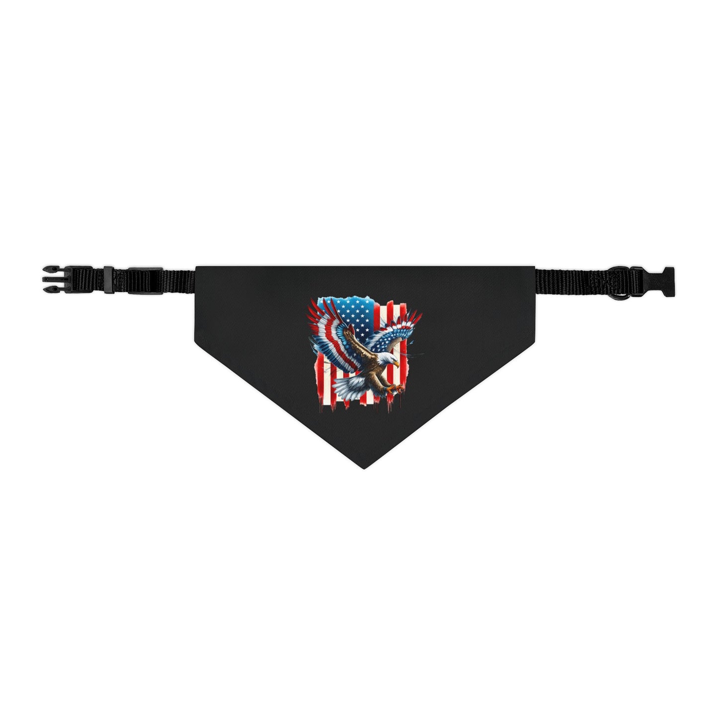 Princess Grace Patriotic Pet Bandana Collar USA Flag Design for Dogs