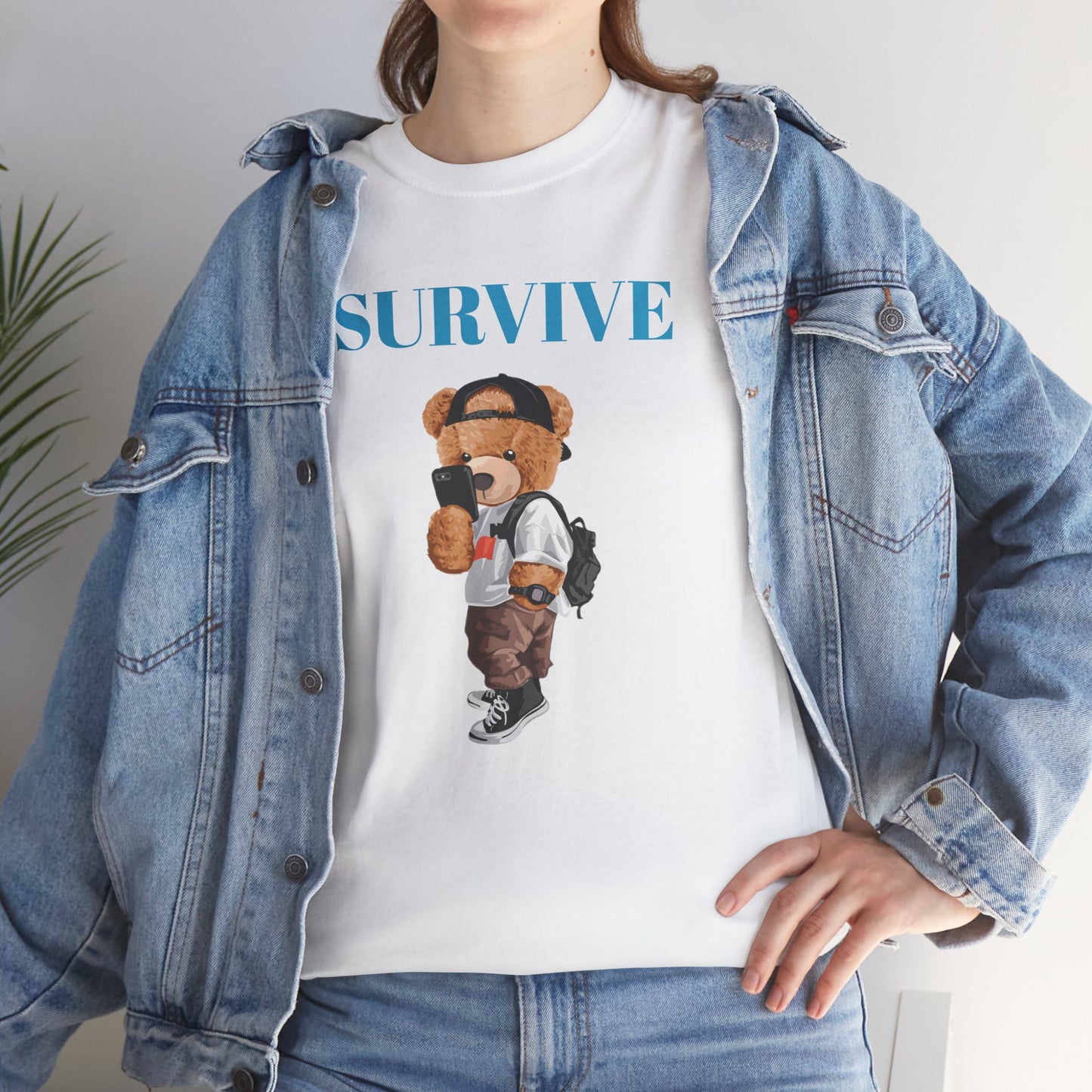 Princess Grace Survive Graphic Unisex Heavy Cotton Tee Stylish Casual Wear