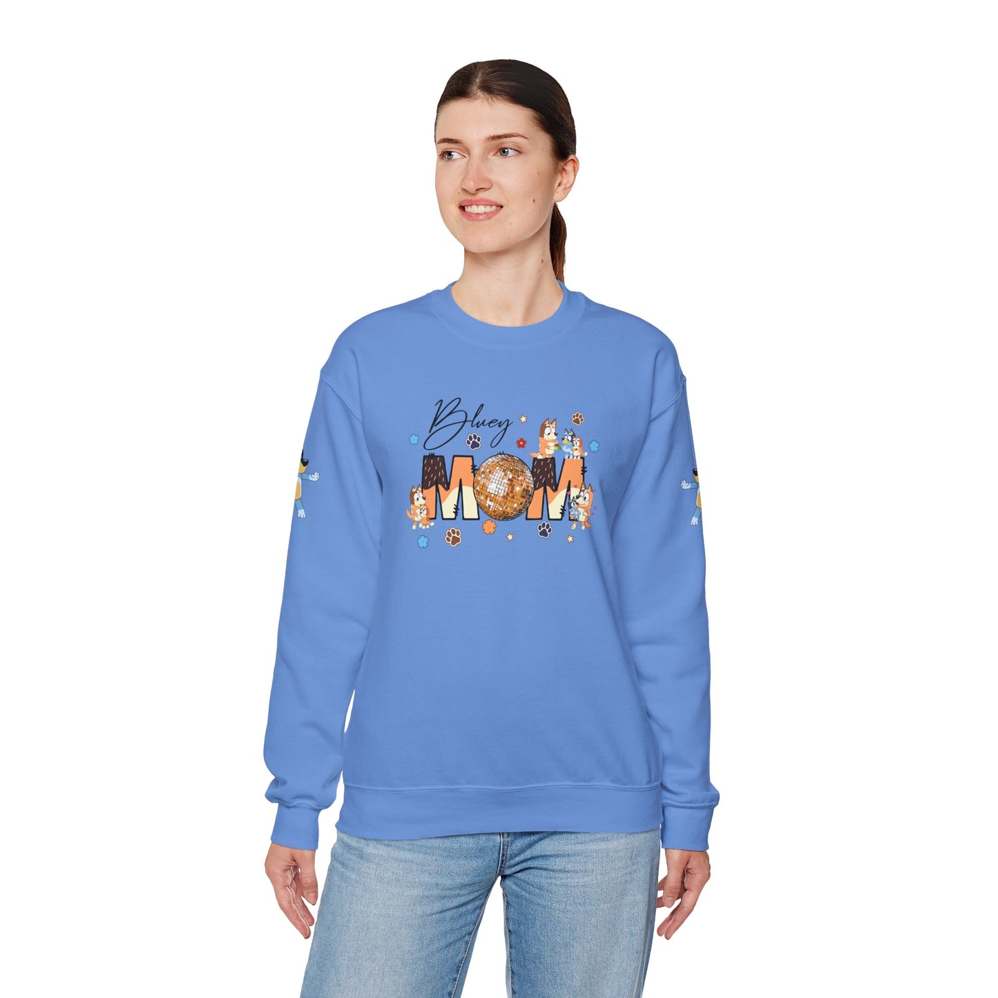 Princess Grace Bluey Mom Crewneck Sweatshirt Cozy Gift for Moms