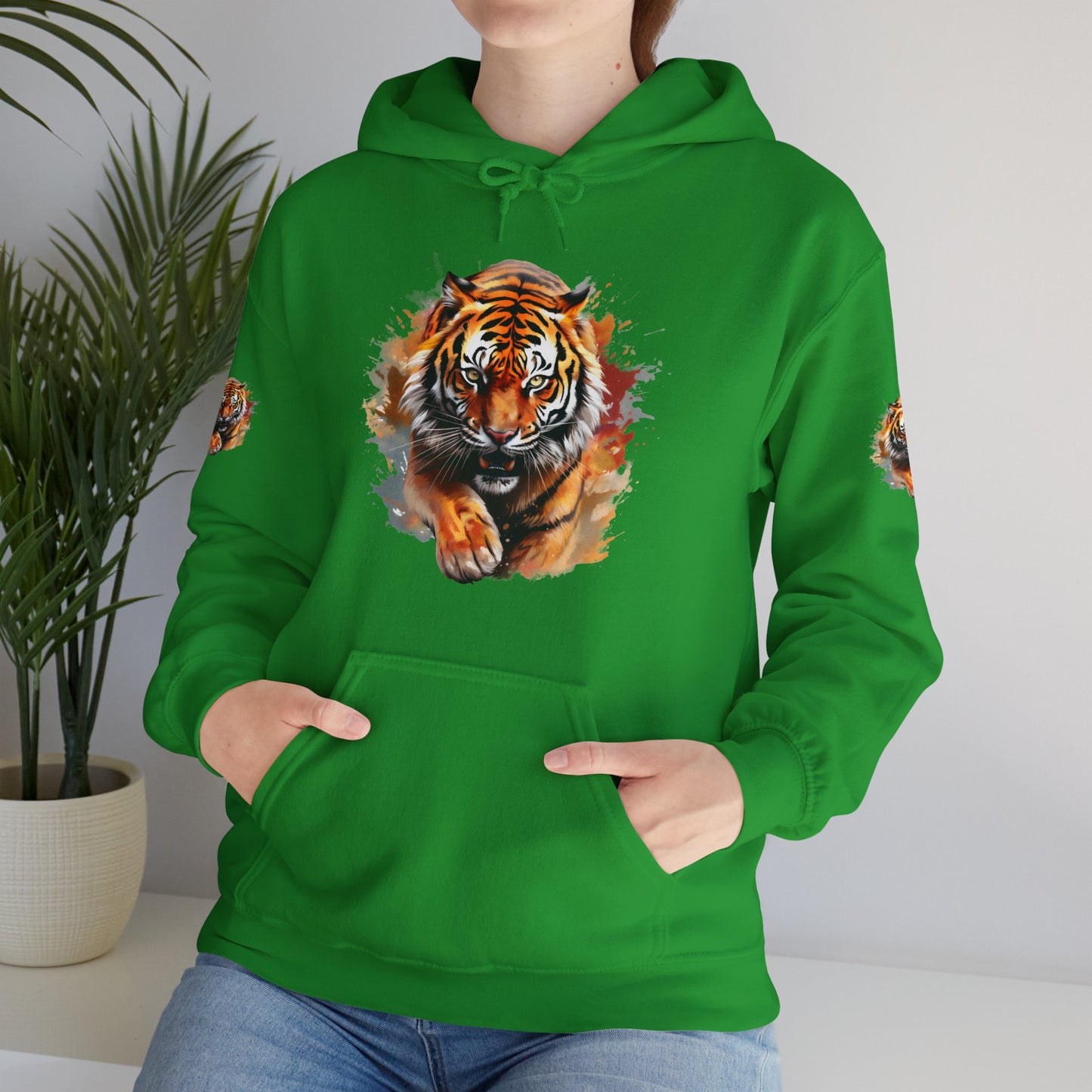 Princess Grace Fierce Tiger Graphic Unisex Heavy Blend Hoodie