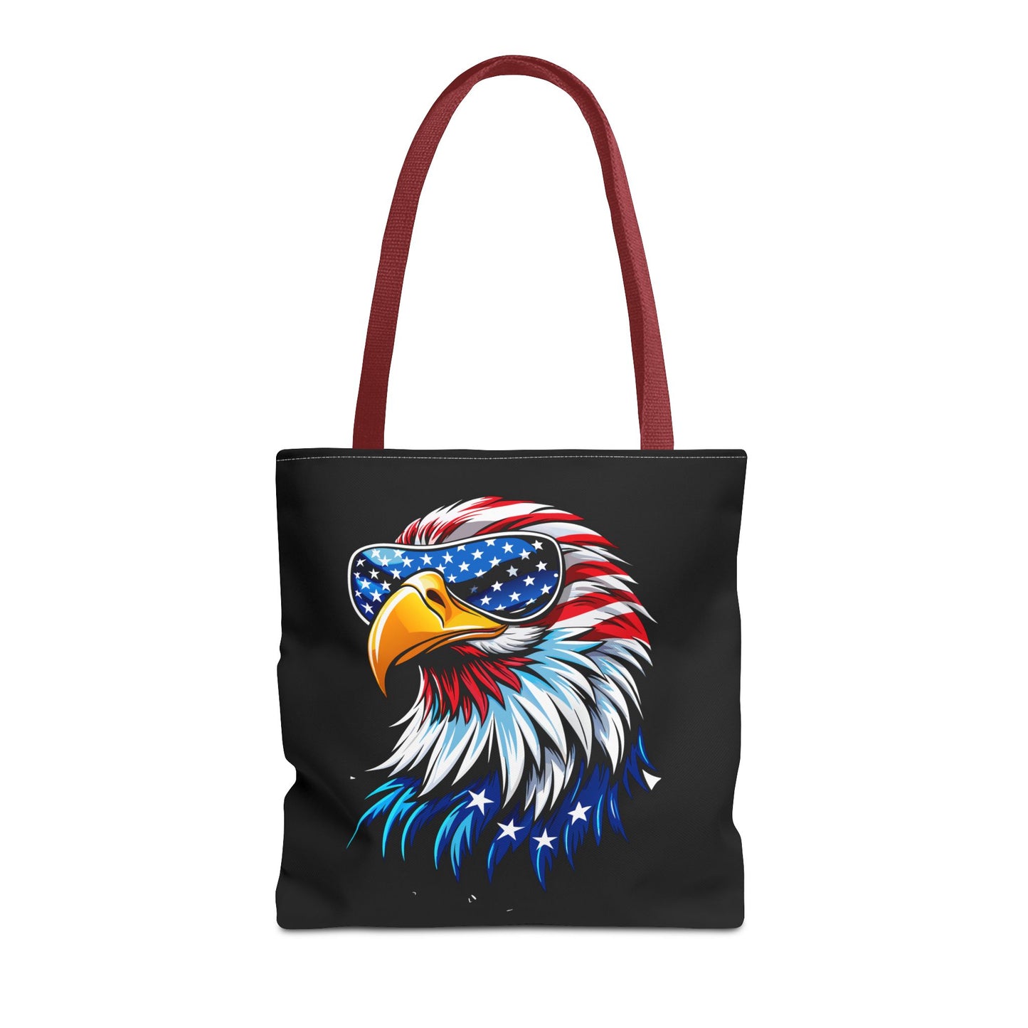 Princess Grace Patriotic Eagle Tote Bag USA Flag Design, Perfect for Independence Day & Everyday Use