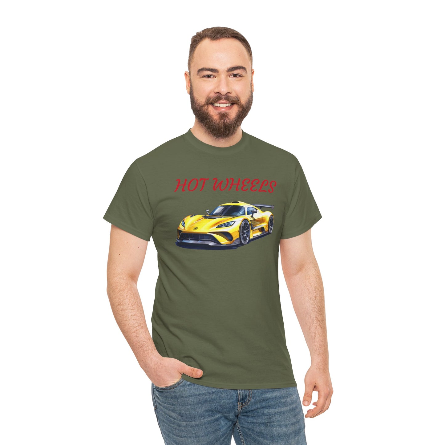 Princess Grace Hot Wheels Unisex Heavy Cotton Tee Perfect for Car Enthusiasts