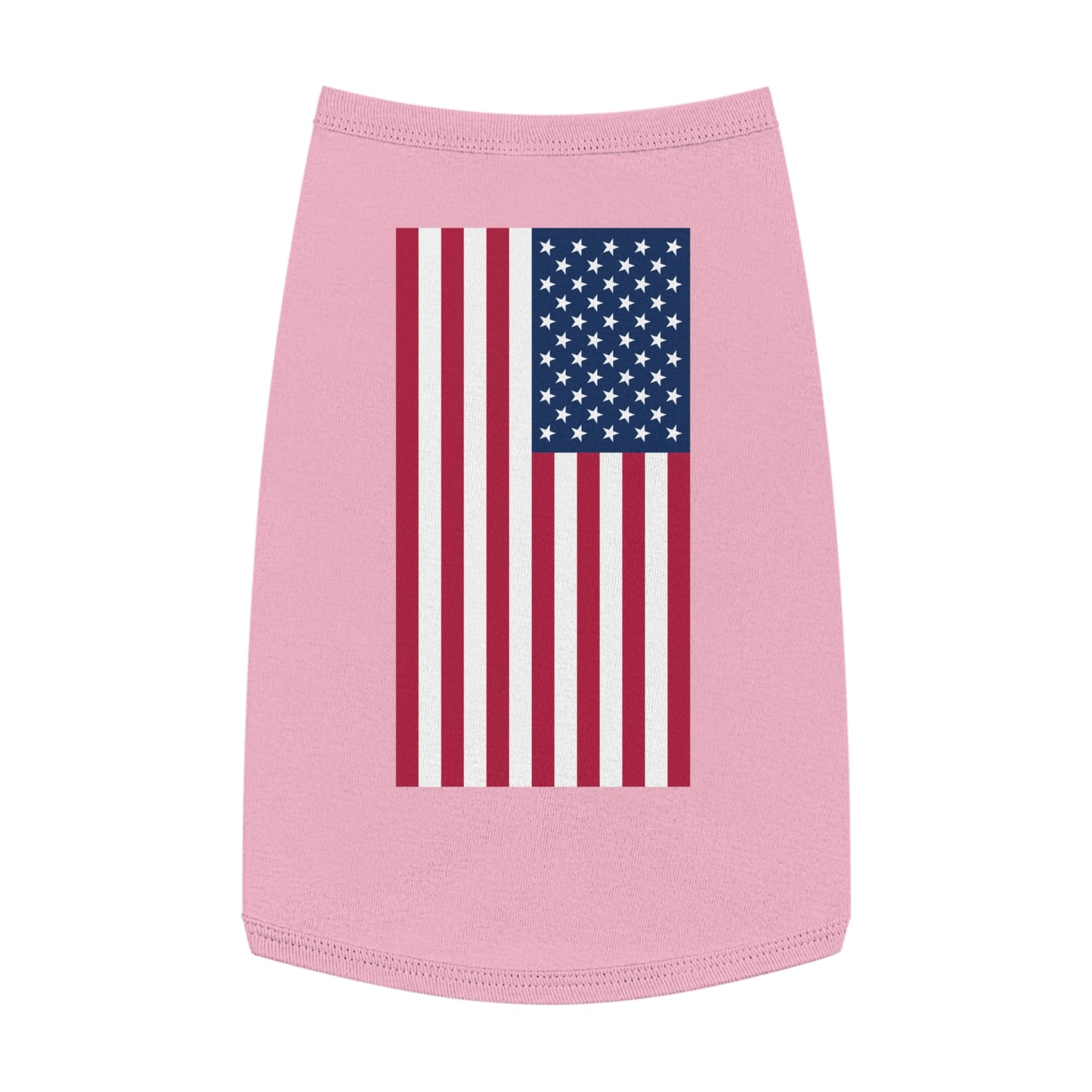 Princess Grace American Flag Pet Tank Top Comfortable Patriotic Apparel for Dogs