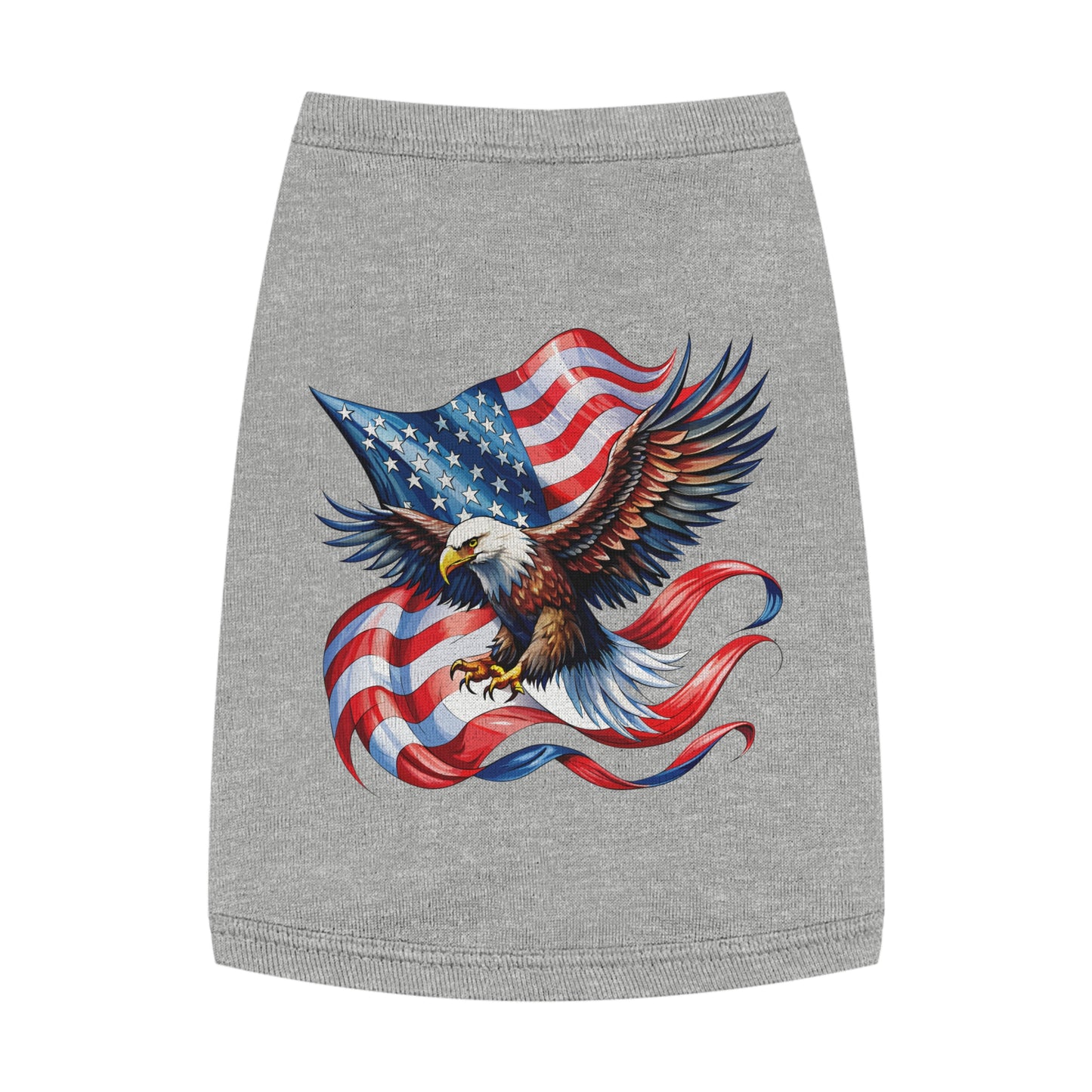 Princess Grace Patriotic Eagle Pet Tank Top for Celebrations
