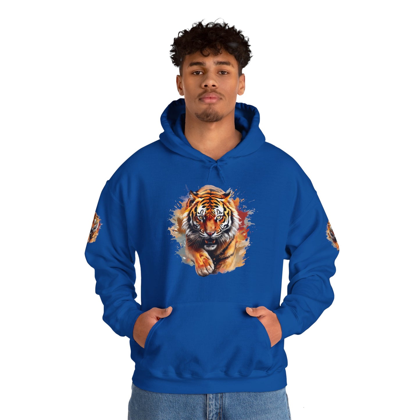Princess Grace Fierce Tiger Graphic Unisex Heavy Blend Hoodie