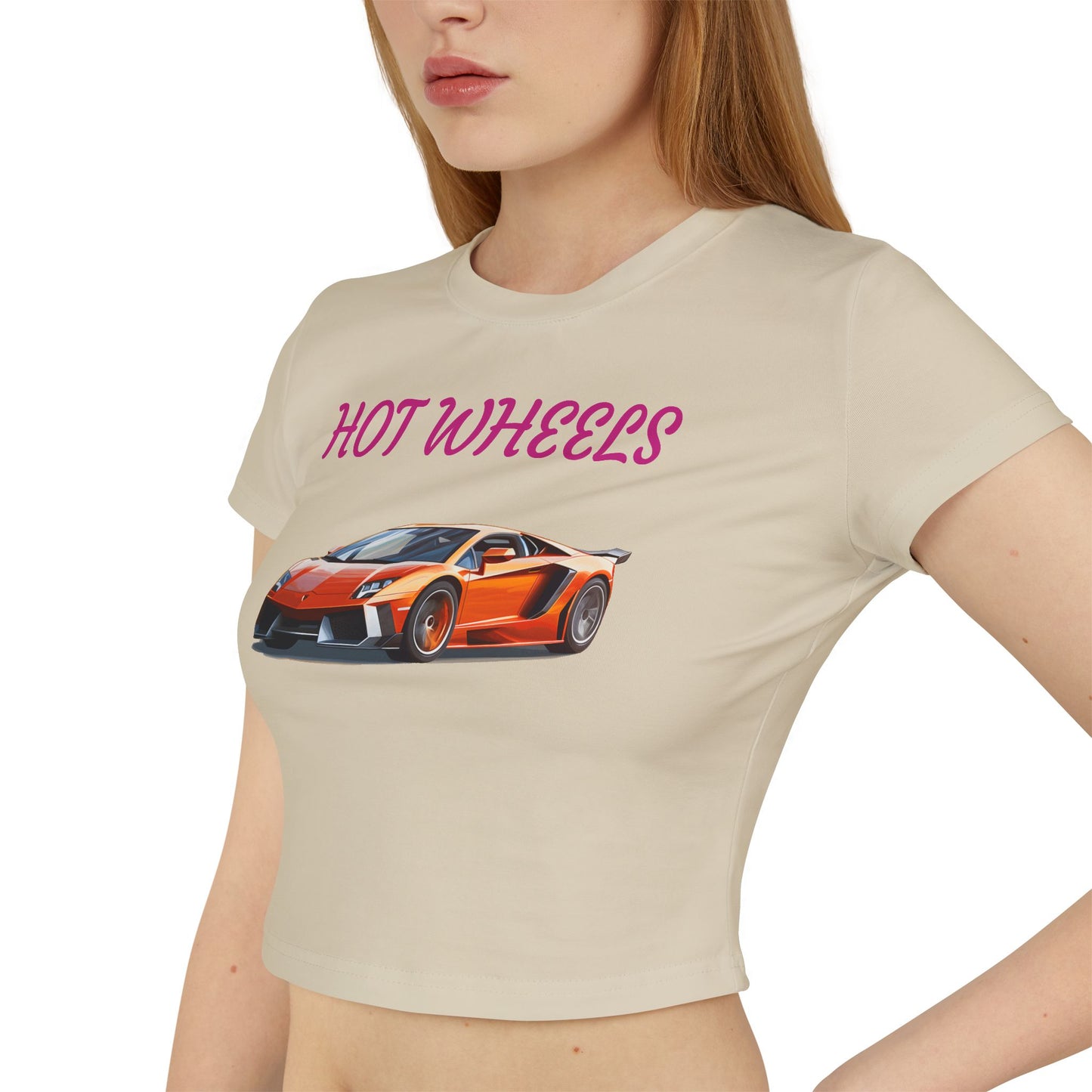 Princess Grace Hot Wheels Graphic Baby Tee for Car Enthusiasts