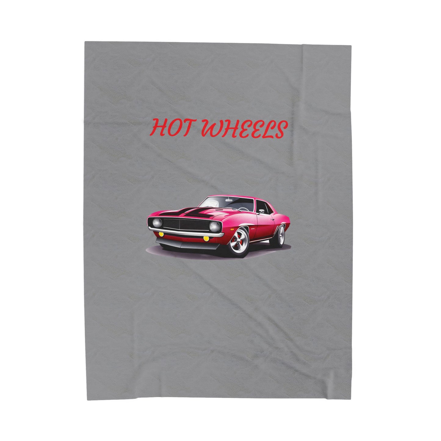 Princess Grace Hot Wheels Velveteen Plush Blanket Cozy Car Lover Gift