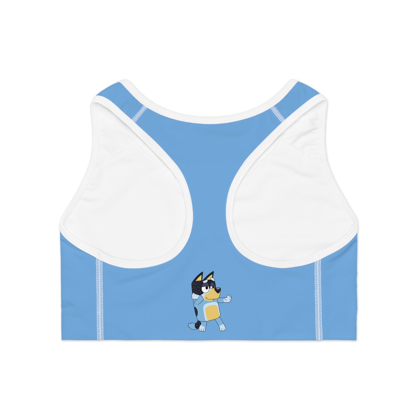 Princess Grace Bluey Graphic Sports Bra Fun Comfortable Activewear