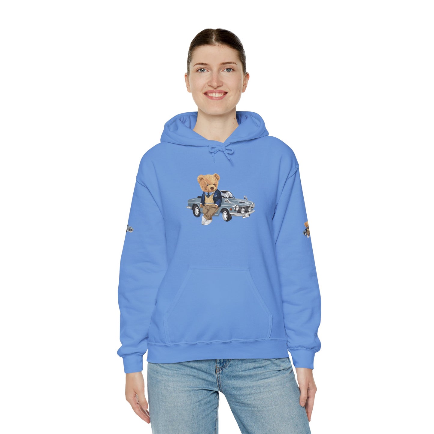 Princess Grace Luxury Bear Hoodie Chic & Cozy Unisex Sweatshirt